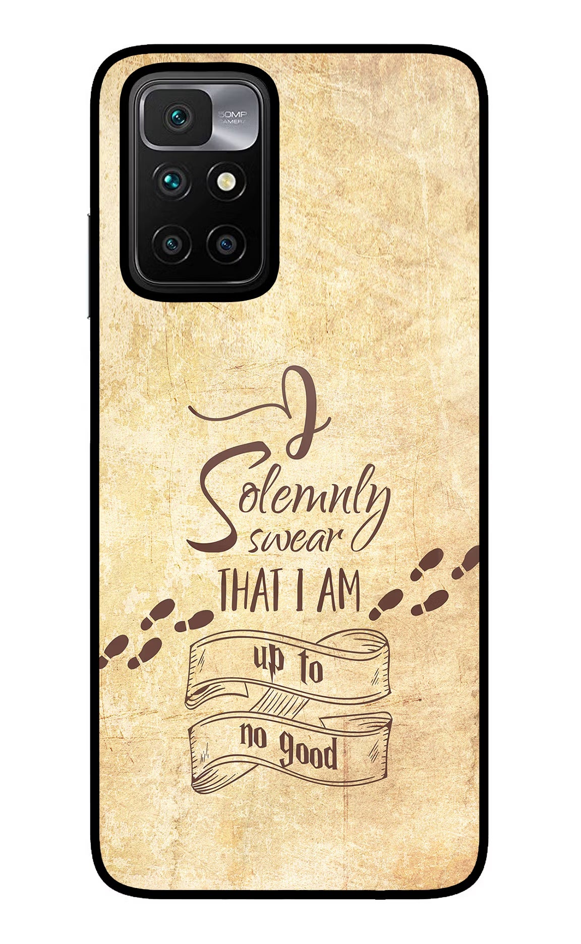 I Solemnly swear that i up to no good Redmi 10 Prime Back Cover - I Solemnly swear that i up to no good Redmi 10 Prime Glass Case Back Cover by Casekaro I Solemnly swear that i up to no good Redmi 10 Prime Glass Case Back Cover by Casekaro
