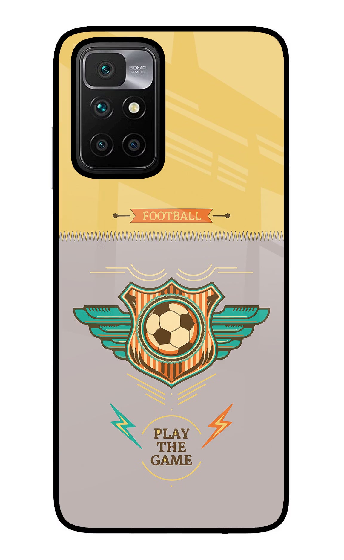 Football Redmi 10 Prime Glass Case - Football Redmi 10 Prime Glass Case Football Redmi 10 Prime Glass Case