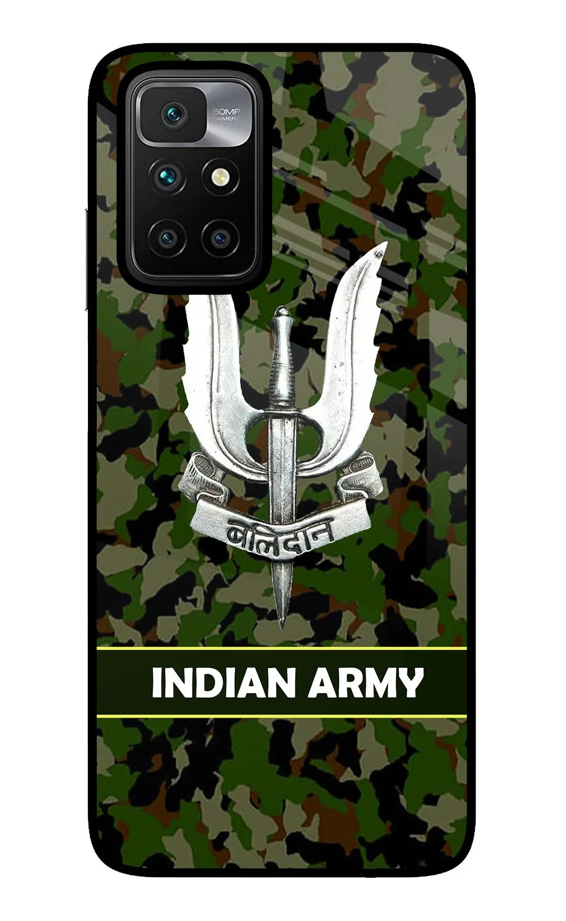 Balidan Indian Logo Redmi 10 Prime Glass Case - Balidan Indian Logo Redmi 10 Prime Glass Case Balidan Indian Logo Redmi 10 Prime Glass Case