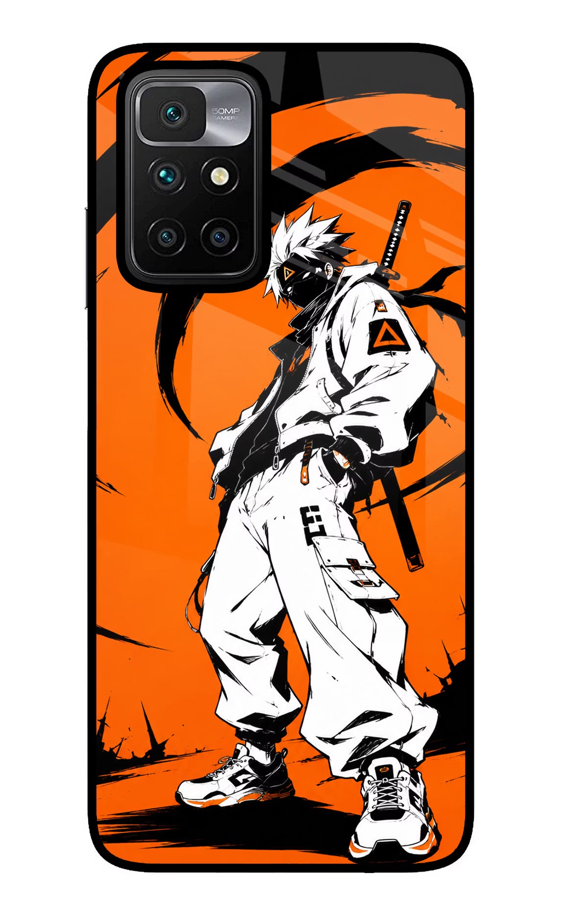 Street Samurai Redmi 10 Prime Glass Case - Street Samurai Redmi 10 Prime Glass Case Street Samurai Redmi 10 Prime Glass Case