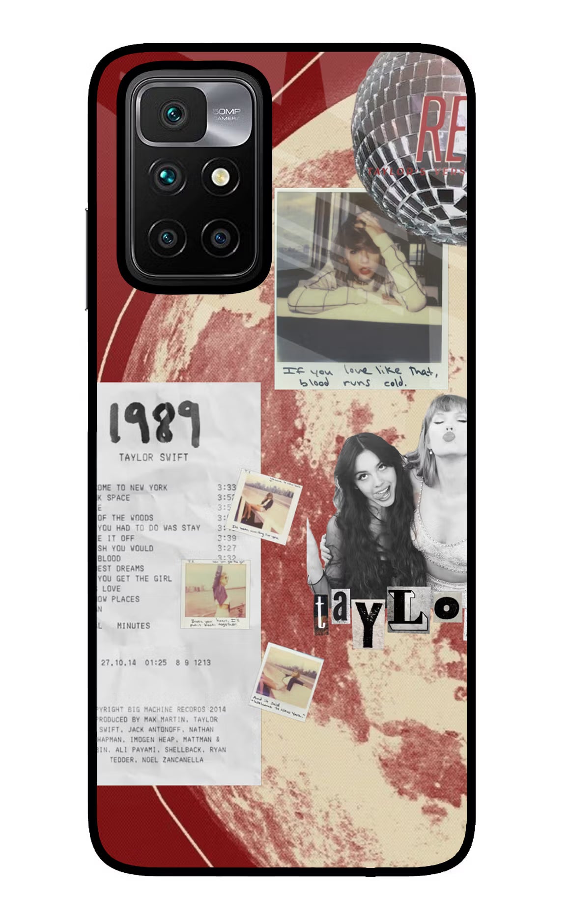 Taylor Swift Redmi 10 Prime Glass Case - Taylor Swift Redmi 10 Prime Glass Case Taylor Swift Redmi 10 Prime Glass Case