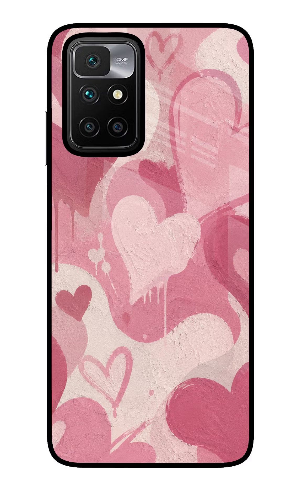 Hearty case Redmi 10 Prime Glass Case - Hearty case Redmi 10 Prime Glass Case Hearty case Redmi 10 Prime Glass Case