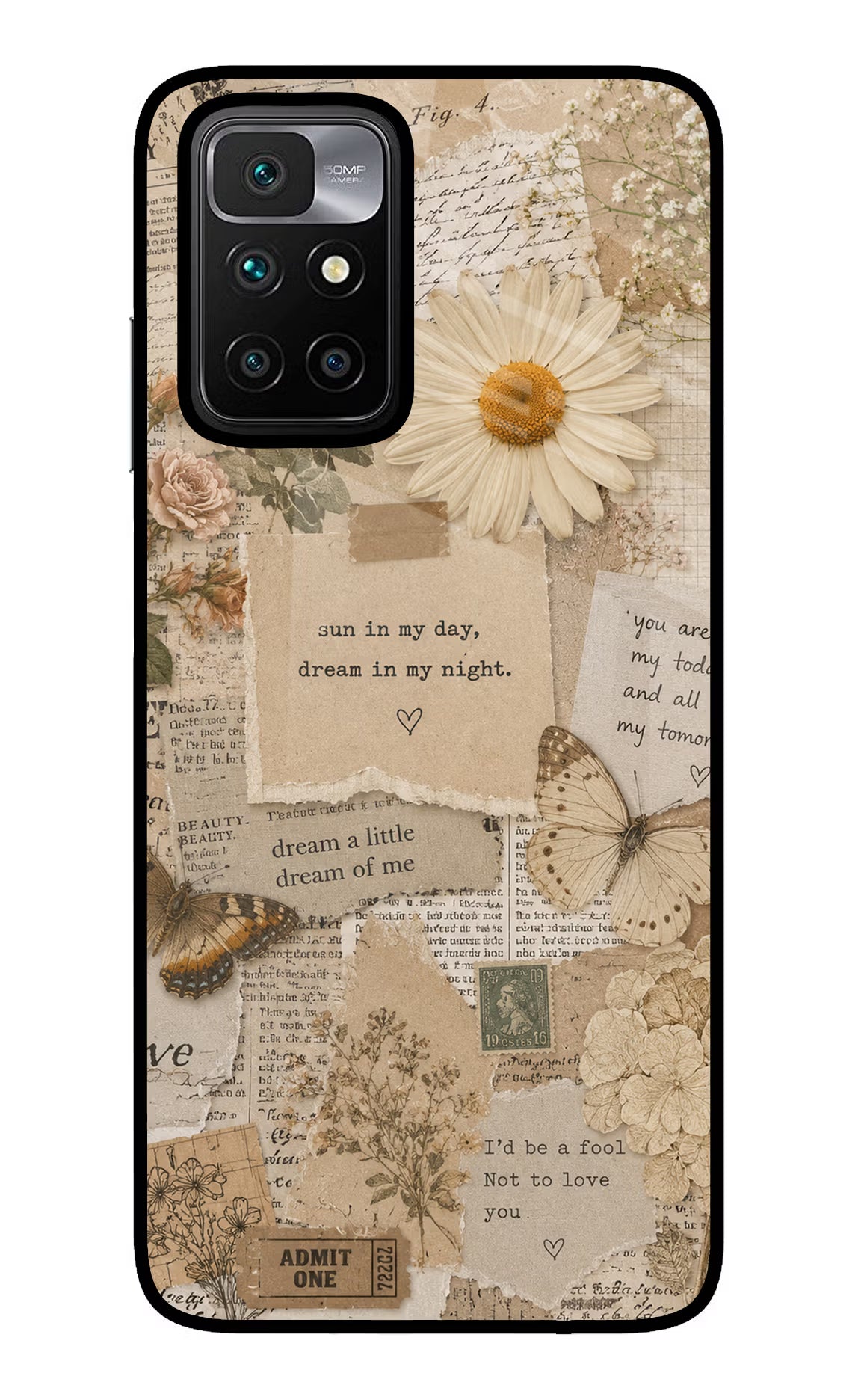 Vintage case Redmi 10 Prime Glass Case - Vintage case Redmi 10 Prime Glass Case Vintage case Redmi 10 Prime Glass Case