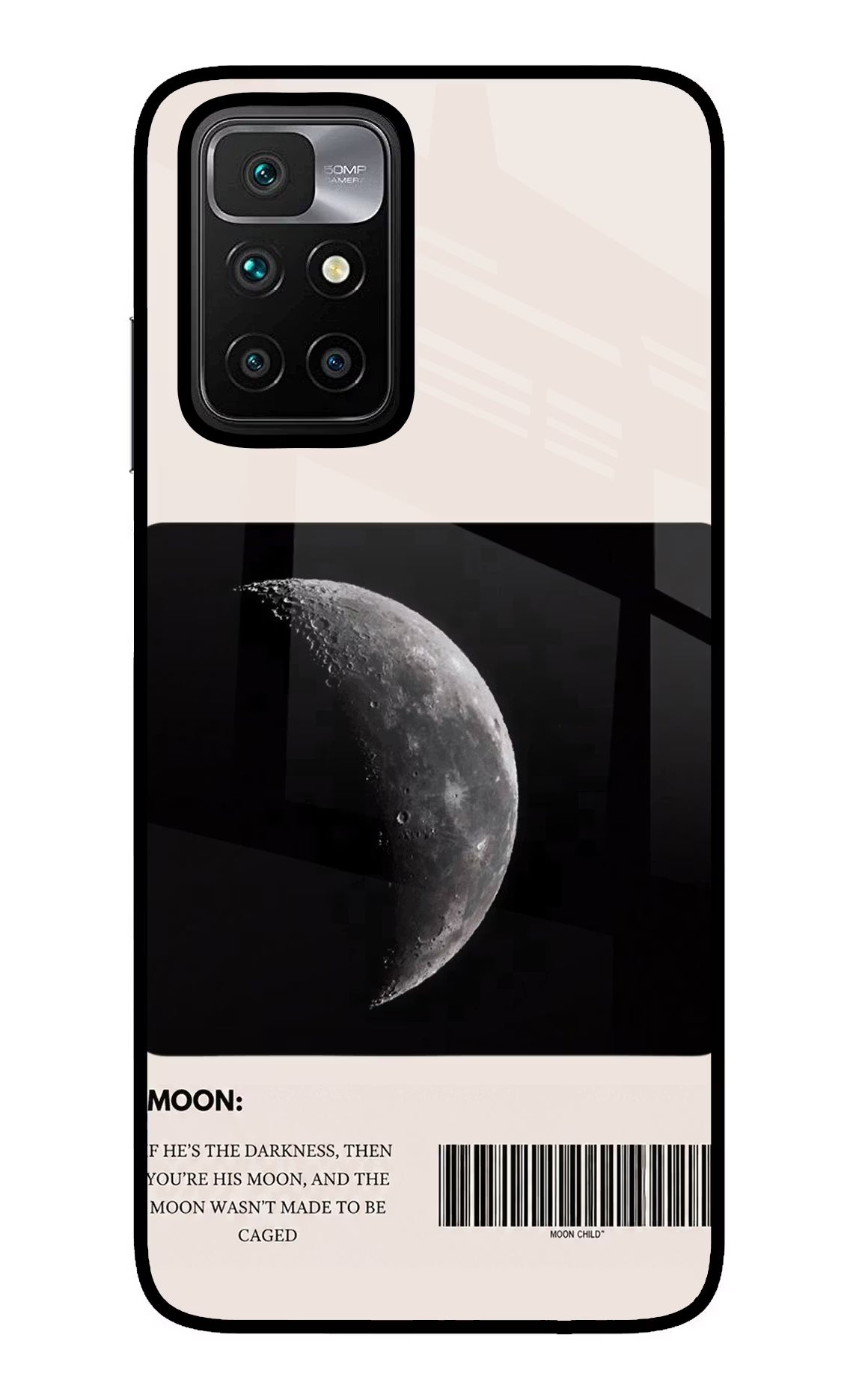 Moon Phase Redmi 10 Prime Glass Case - Moon Phase Redmi 10 Prime Glass Case Moon Phase Redmi 10 Prime Glass Case