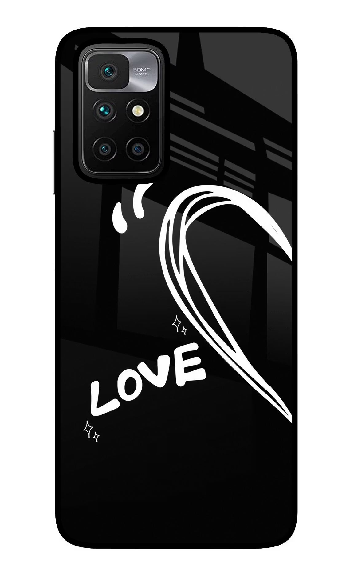 Love Line Redmi 10 Prime Glass Case - Love Line Redmi 10 Prime Glass Case Love Line Redmi 10 Prime Glass Case