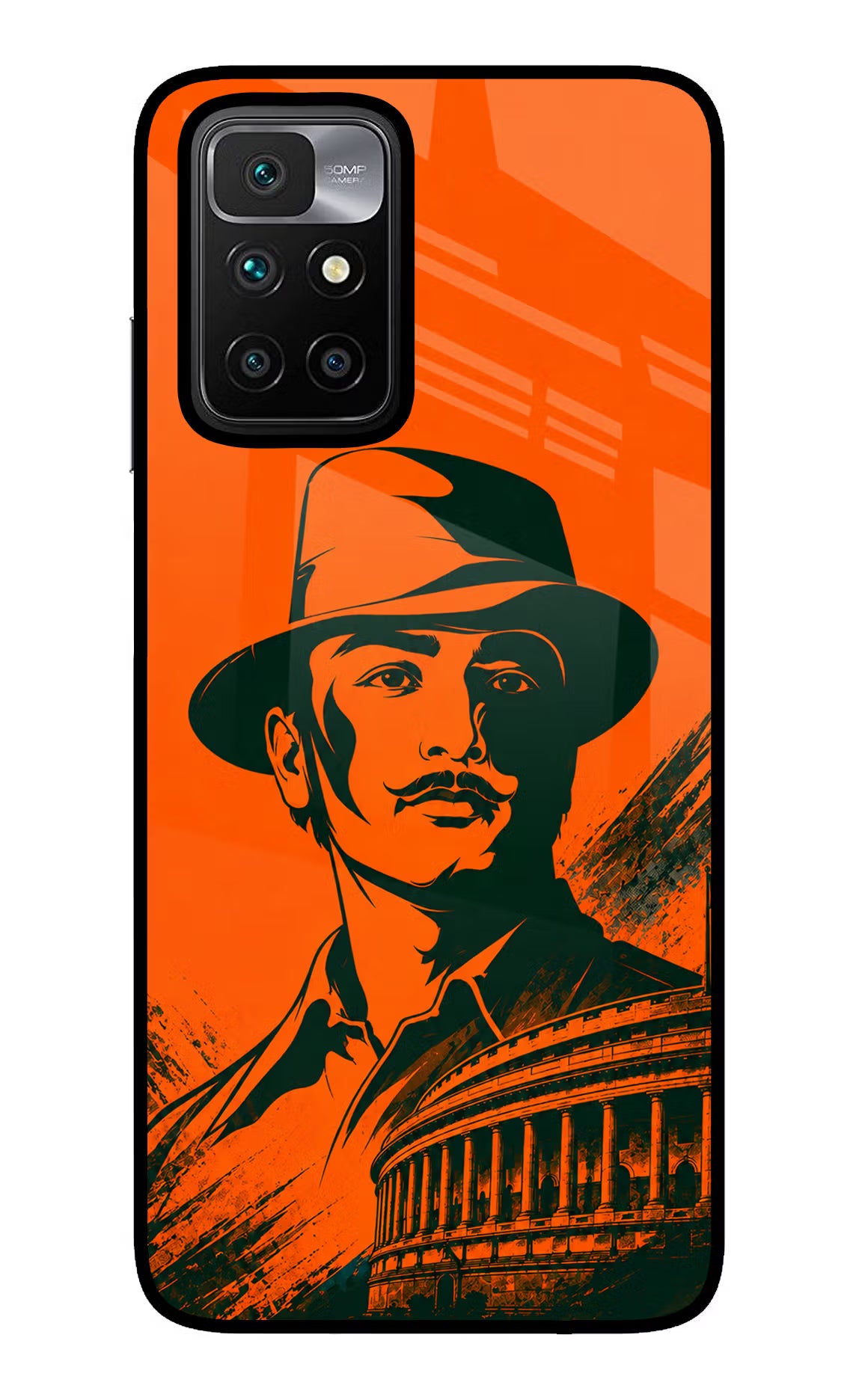 Bhagat Singh Legacy Redmi 10 Prime Glass Case - Bhagat Singh Legacy Redmi 10 Prime Glass Case Bhagat Singh Legacy Redmi 10 Prime Glass Case