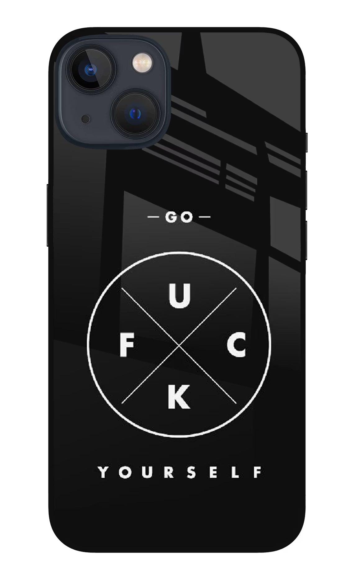 Go Fuck Yourself iPhone 13 Glass Case - Go Fuck Yourself iPhone 13 Glass Case Go Fuck Yourself iPhone 13 Glass Case