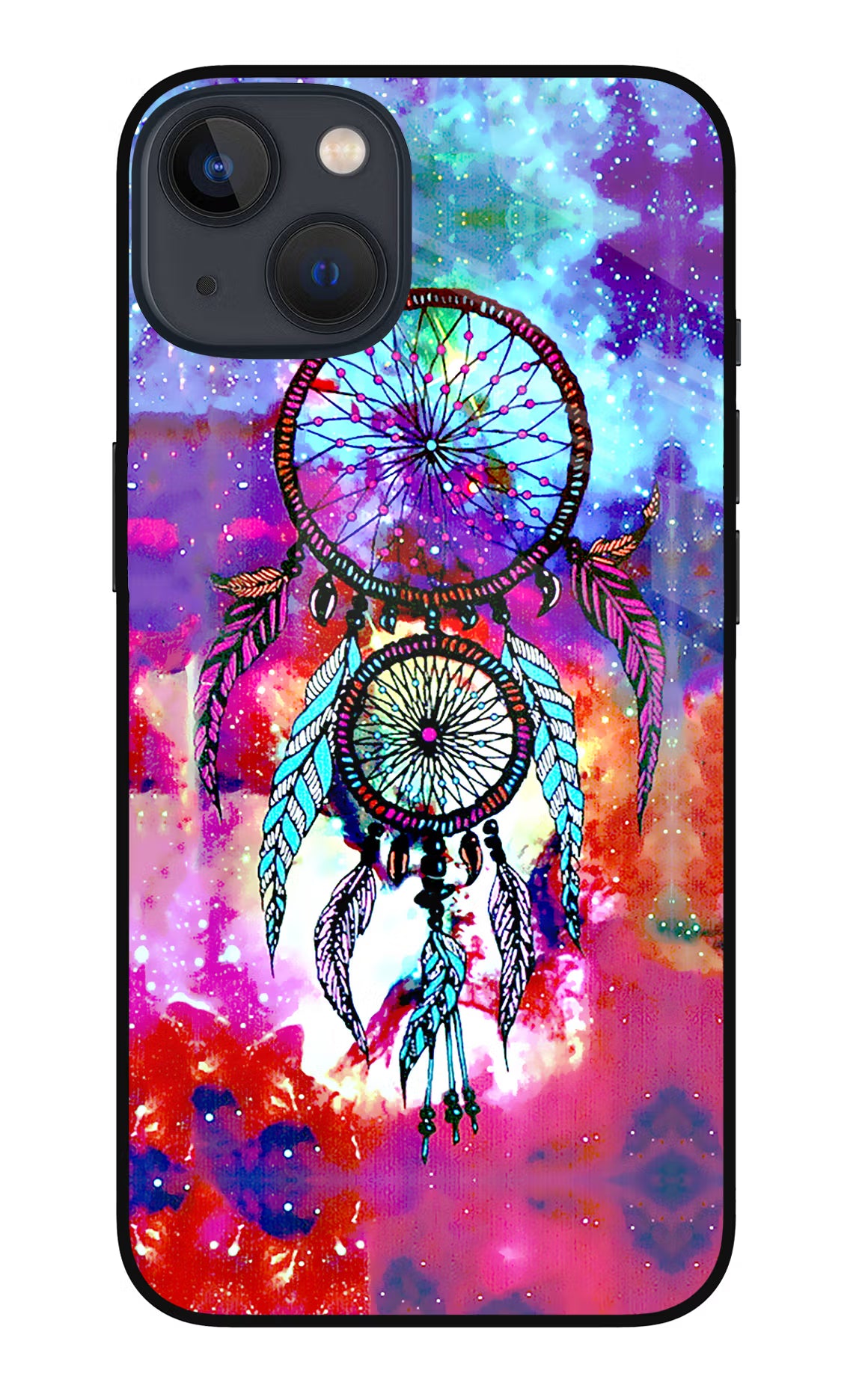 Dream Catcher Abstract iPhone 13 Glass Case - Dream Catcher Abstract iPhone 13 Glass Case Dream Catcher Abstract iPhone 13 Glass Case