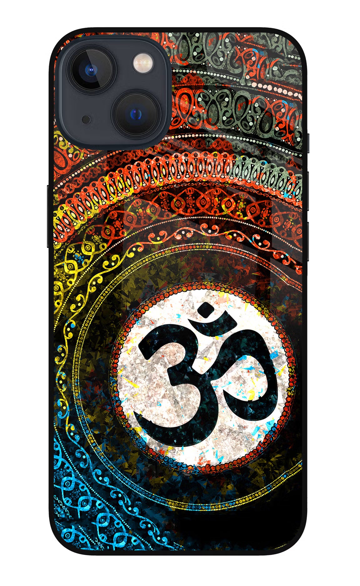Om Cultural iPhone 13 Glass Case - Om Cultural iPhone 13 Glass Case Om Cultural iPhone 13 Glass Case