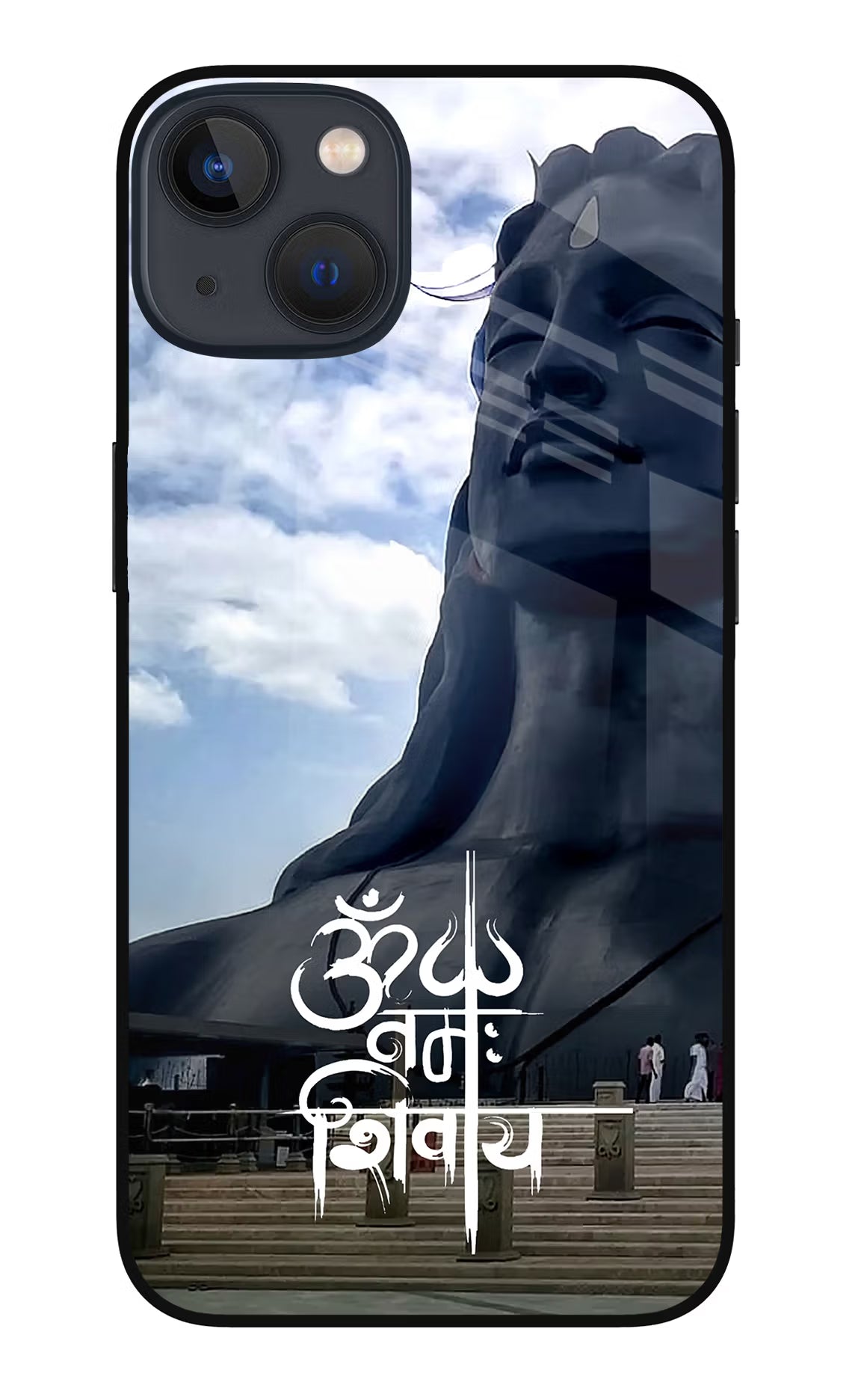 Om Namah Shivay iPhone 13 Glass Case - Om Namah Shivay iPhone 13 Glass Case Om Namah Shivay iPhone 13 Glass Case