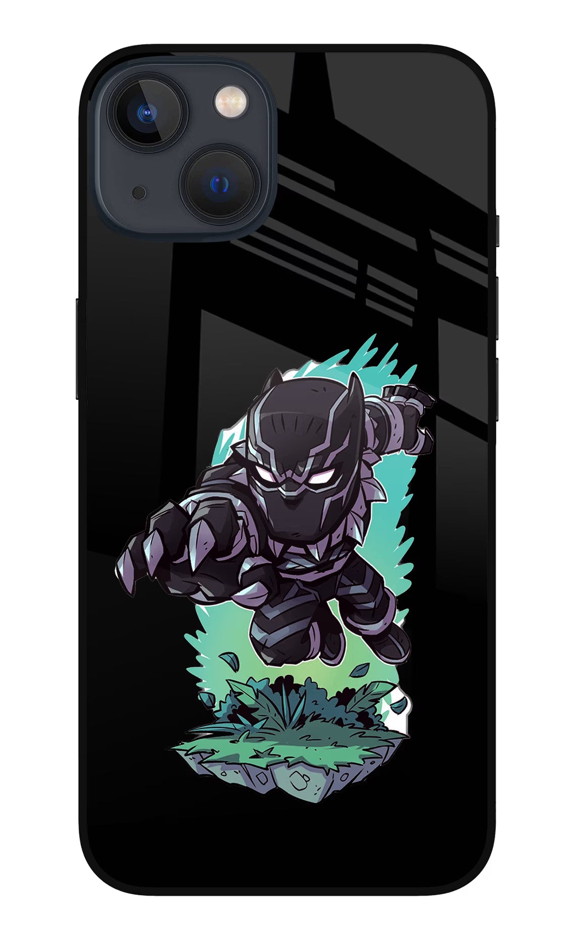 Black Panther iPhone 13 Glass Case - Black Panther iPhone 13 Glass Case Black Panther iPhone 13 Glass Case