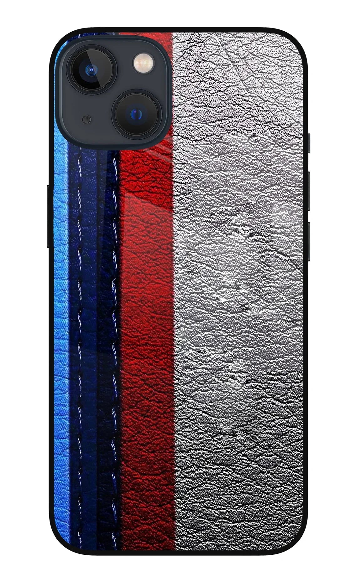BMW Stripes iPhone 13 Glass Case - BMW Stripes iPhone 13 Glass Case BMW Stripes iPhone 13 Glass Case