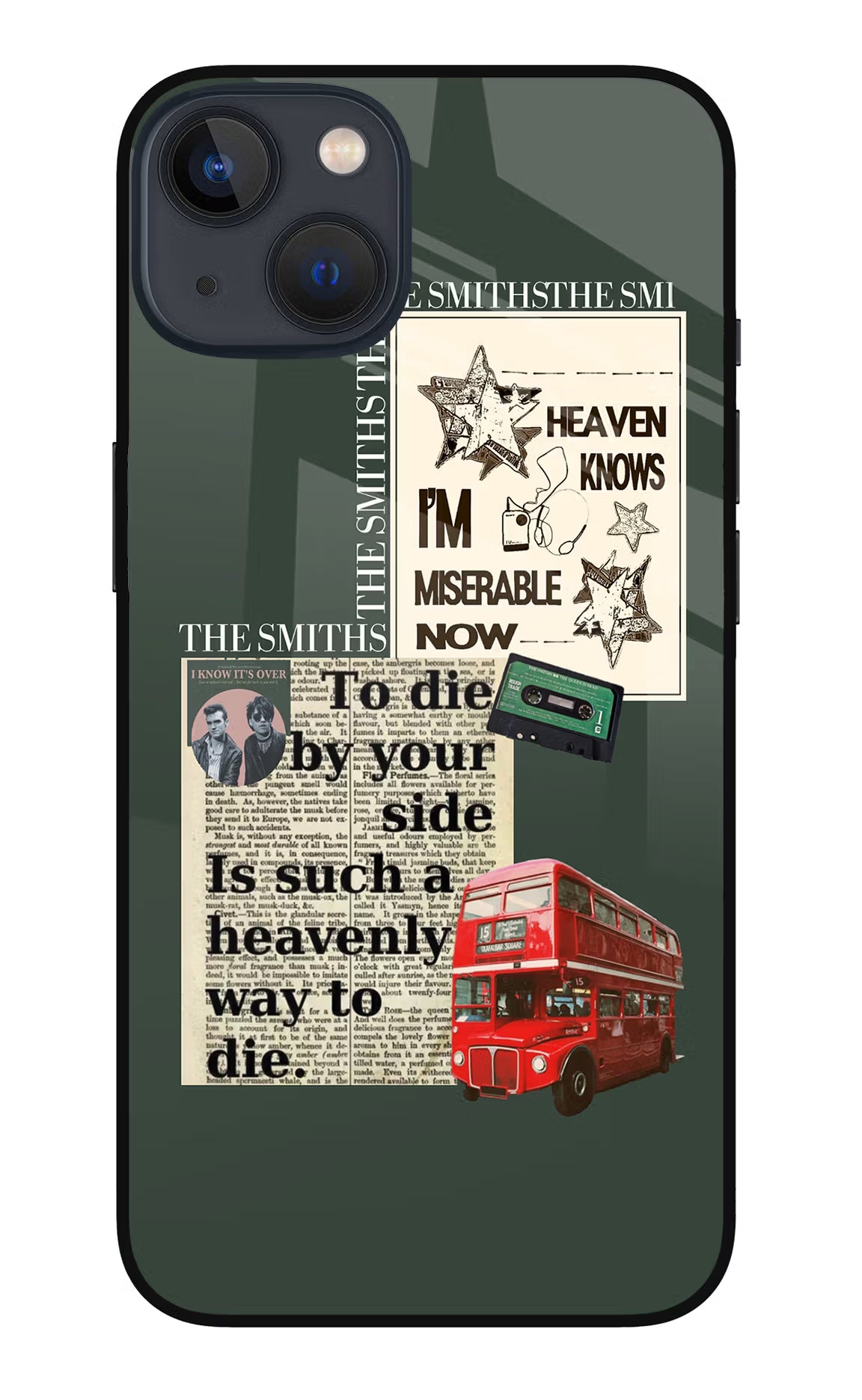 The Smiths iPhone 13 Glass Case - The Smiths iPhone 13 Glass Case The Smiths iPhone 13 Glass Case