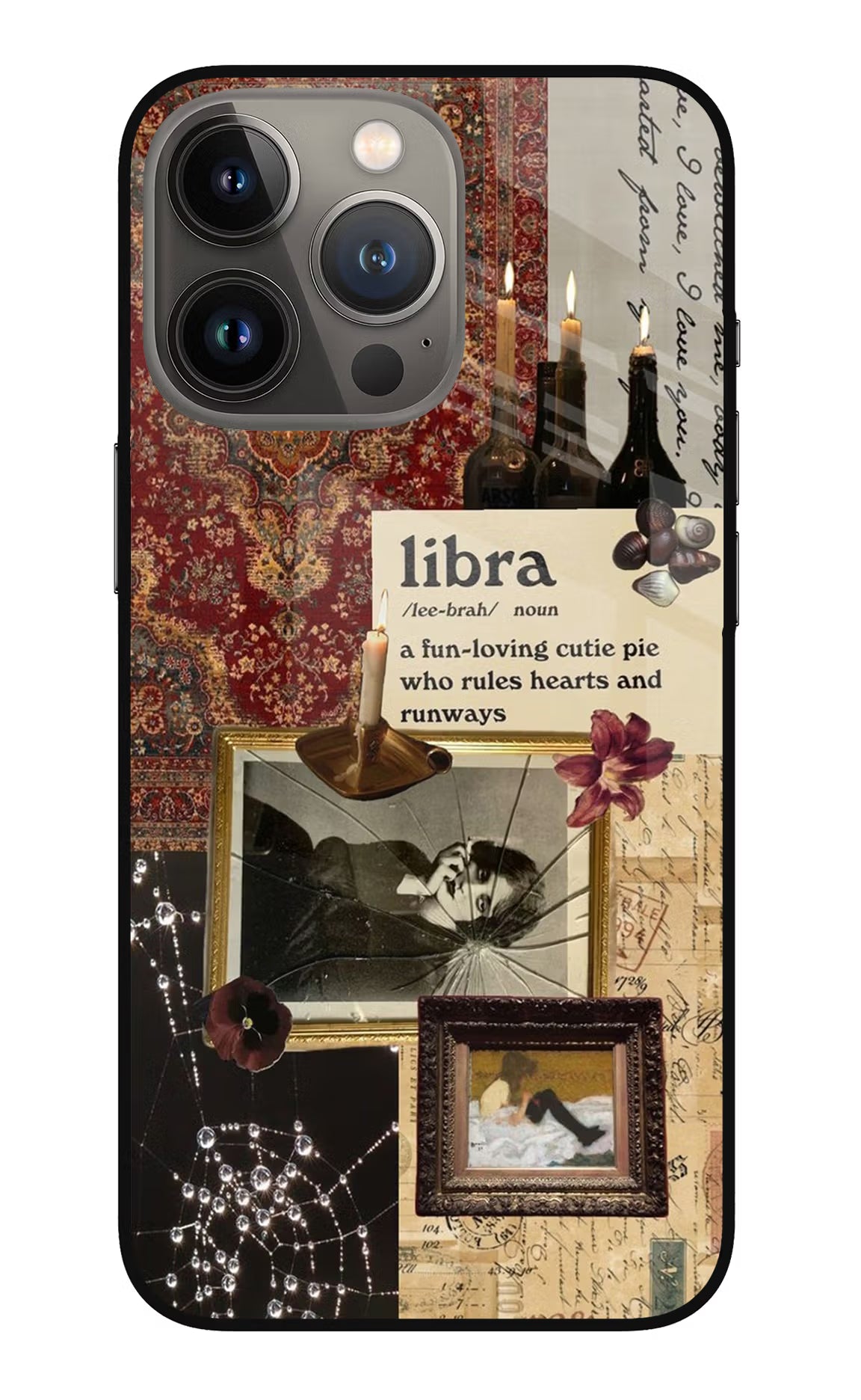 Libra Zodiac iPhone 13 Pro Glass Case - Libra Zodiac iPhone 13 Pro Glass Case Libra Zodiac iPhone 13 Pro Glass Case