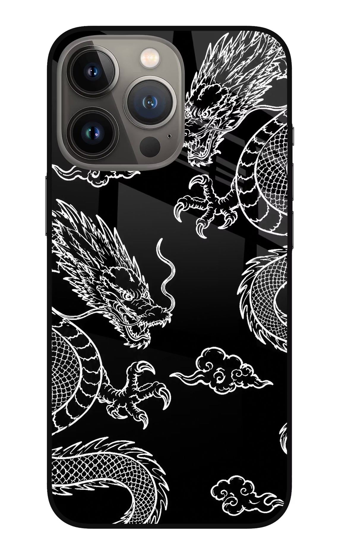 Twin Dragons iPhone 13 Pro Glass Case - Twin Dragons iPhone 13 Pro Glass Case Twin Dragons iPhone 13 Pro Glass Case