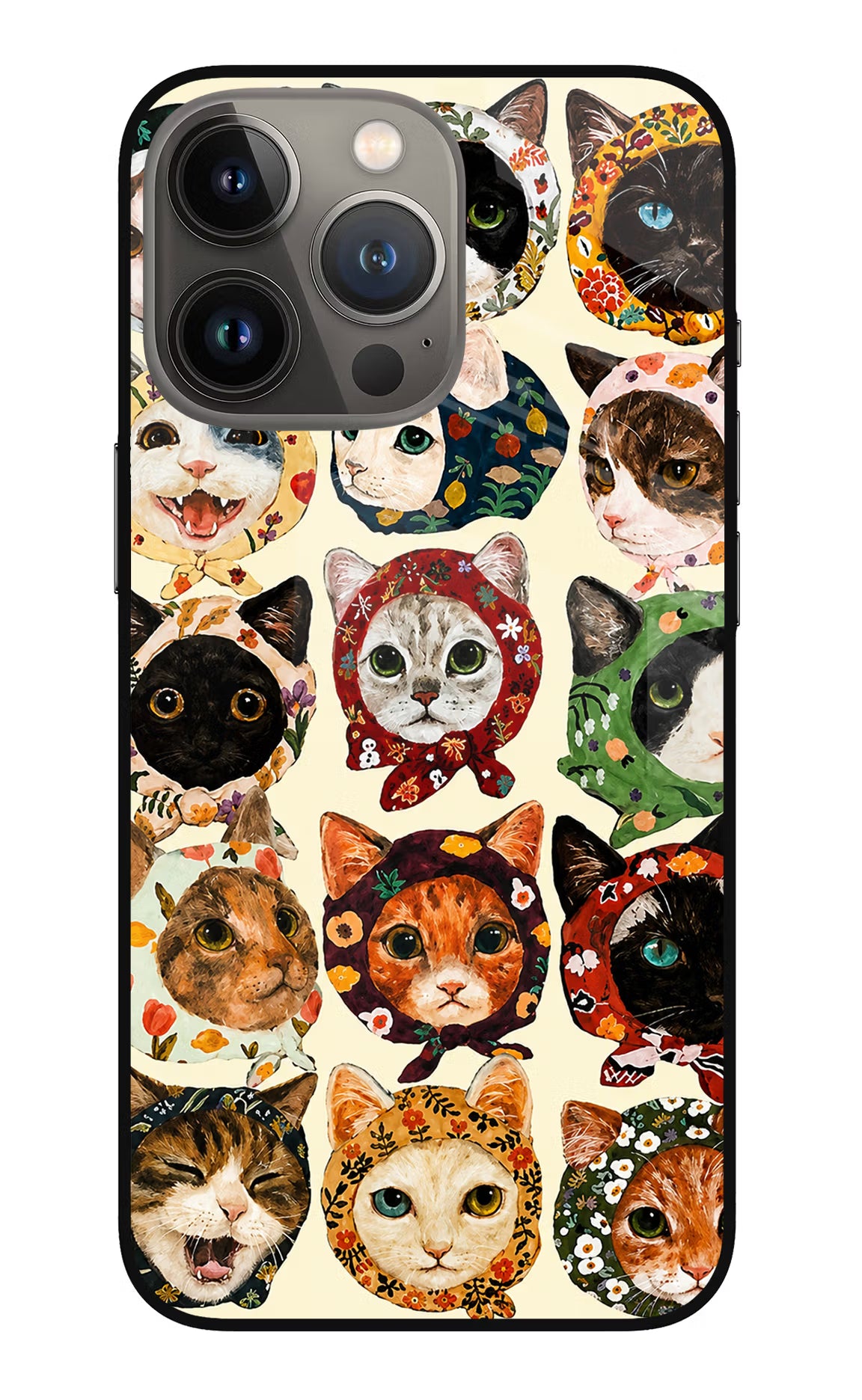 Cool Cat iPhone 13 Pro Glass Case - Cool Cat iPhone 13 Pro Glass Case Cool Cat iPhone 13 Pro Glass Case