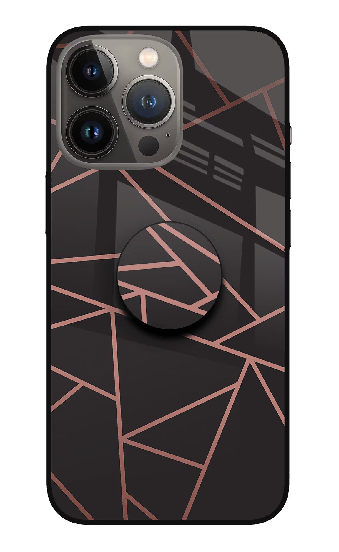 Geometric Pattern iPhone 13 Pro Glass Case - Geometric Pattern iPhone 13 Pro Glass Case Geometric Pattern iPhone 13 Pro Glass Case