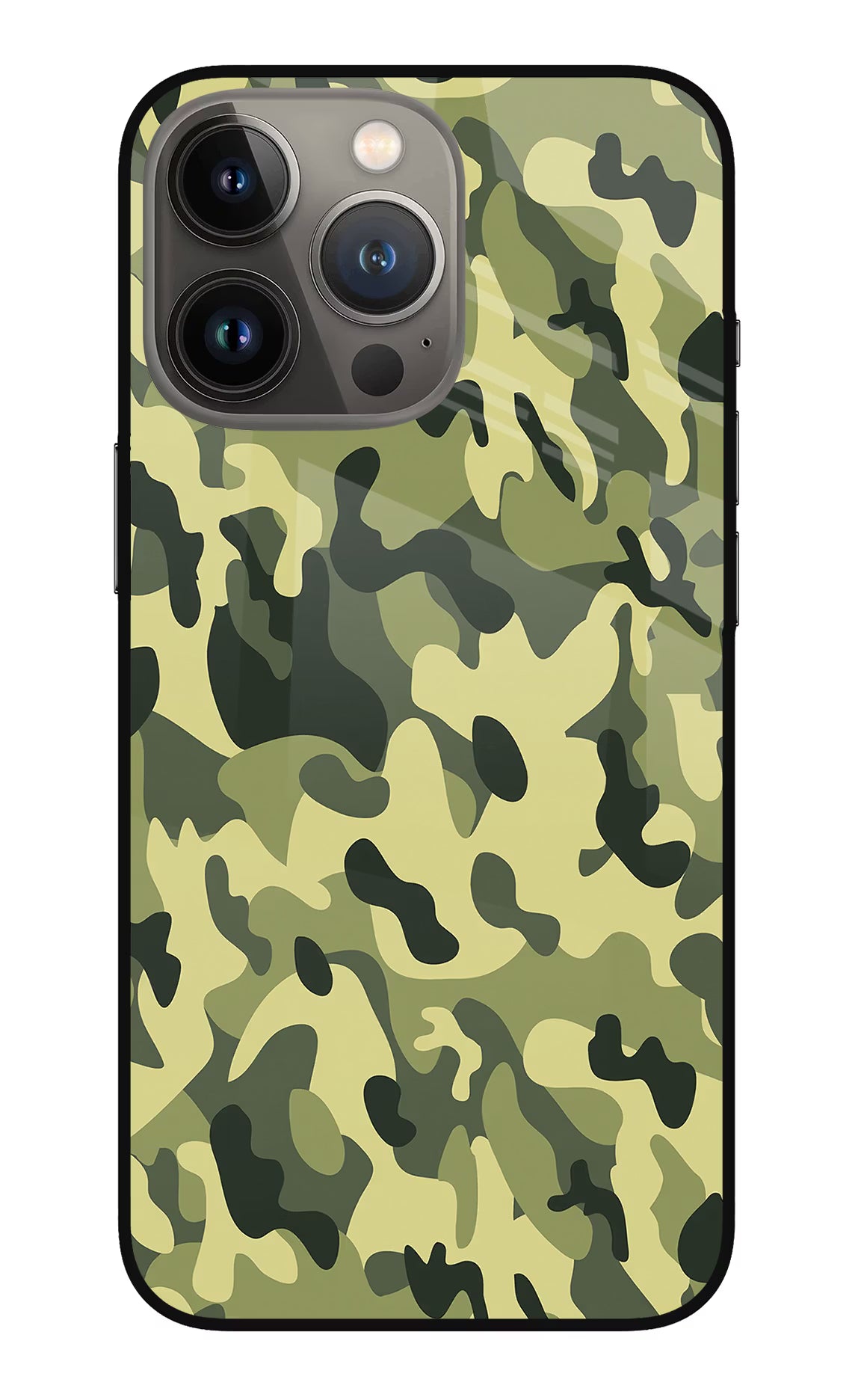 Camouflage iPhone 13 Pro Max Glass Case - Camouflage iPhone 13 Pro Max Glass Case Camouflage iPhone 13 Pro Max Glass Case