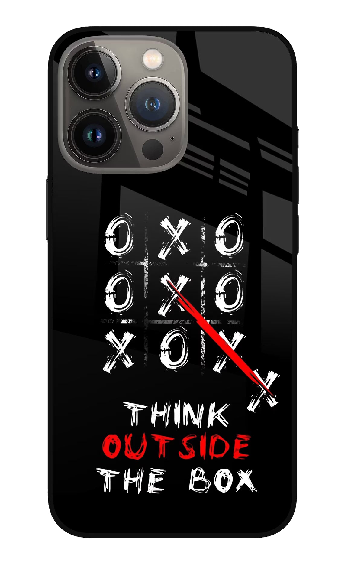 Think out of the BOX iPhone 13 Pro Max Glass Case - Think out of the BOX iPhone 13 Pro Max Glass Case Think out of the BOX iPhone 13 Pro Max Glass Case