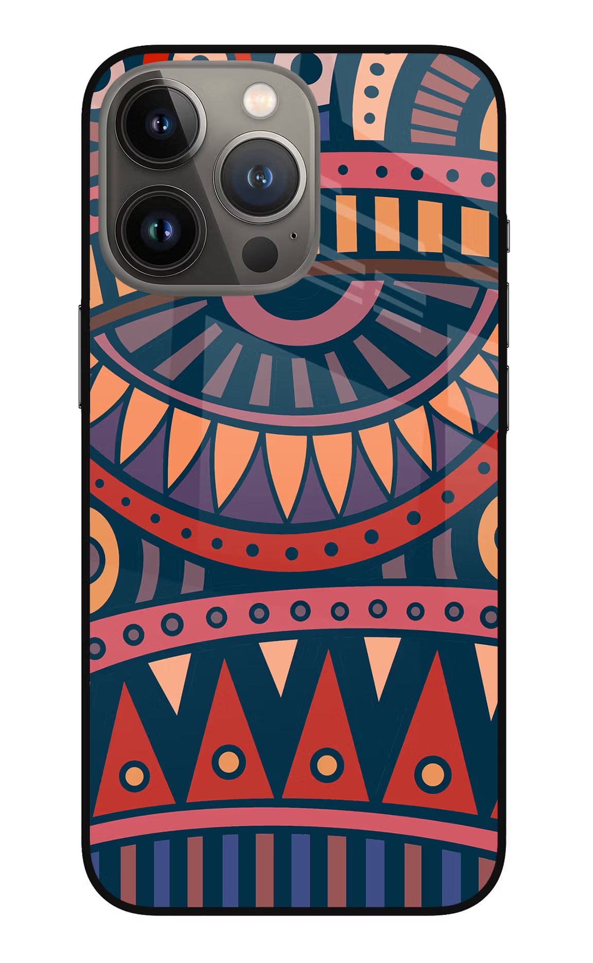 African Culture Design iPhone 13 Pro Max Glass Case - African Culture Design iPhone 13 Pro Max Glass Case African Culture Design iPhone 13 Pro Max Glass Case