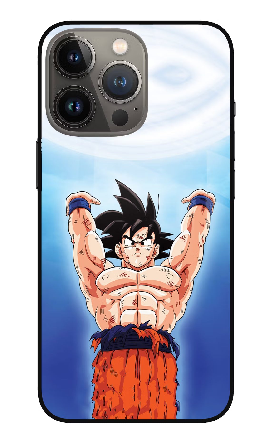 Goku Power iPhone 13 Pro Max Glass Case - Goku Power iPhone 13 Pro Max Glass Case Goku Power iPhone 13 Pro Max Glass Case