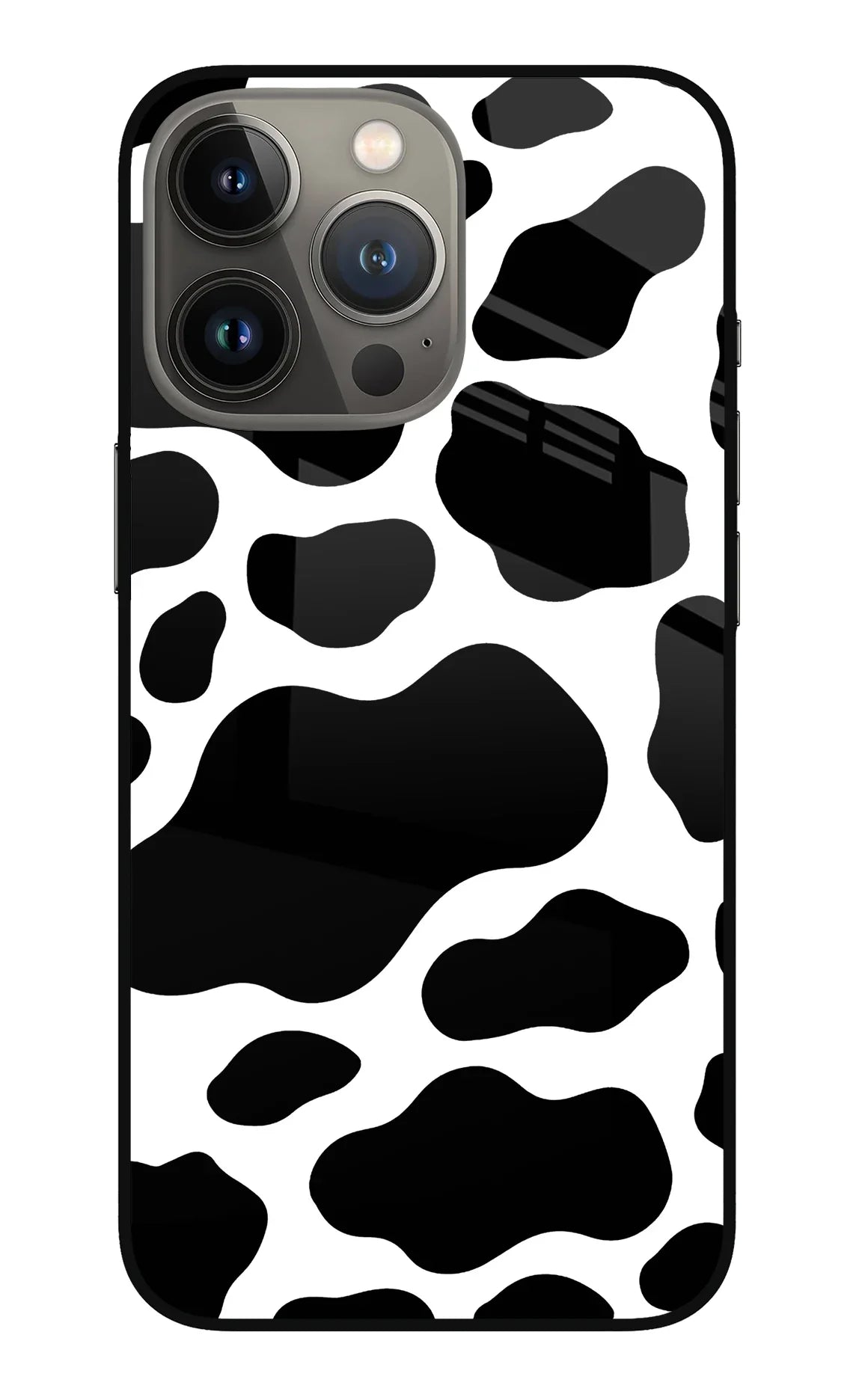 Cow Spots iPhone 13 Pro Max Glass Case - Cow Spots iPhone 13 Pro Max Glass Case Cow Spots iPhone 13 Pro Max Glass Case