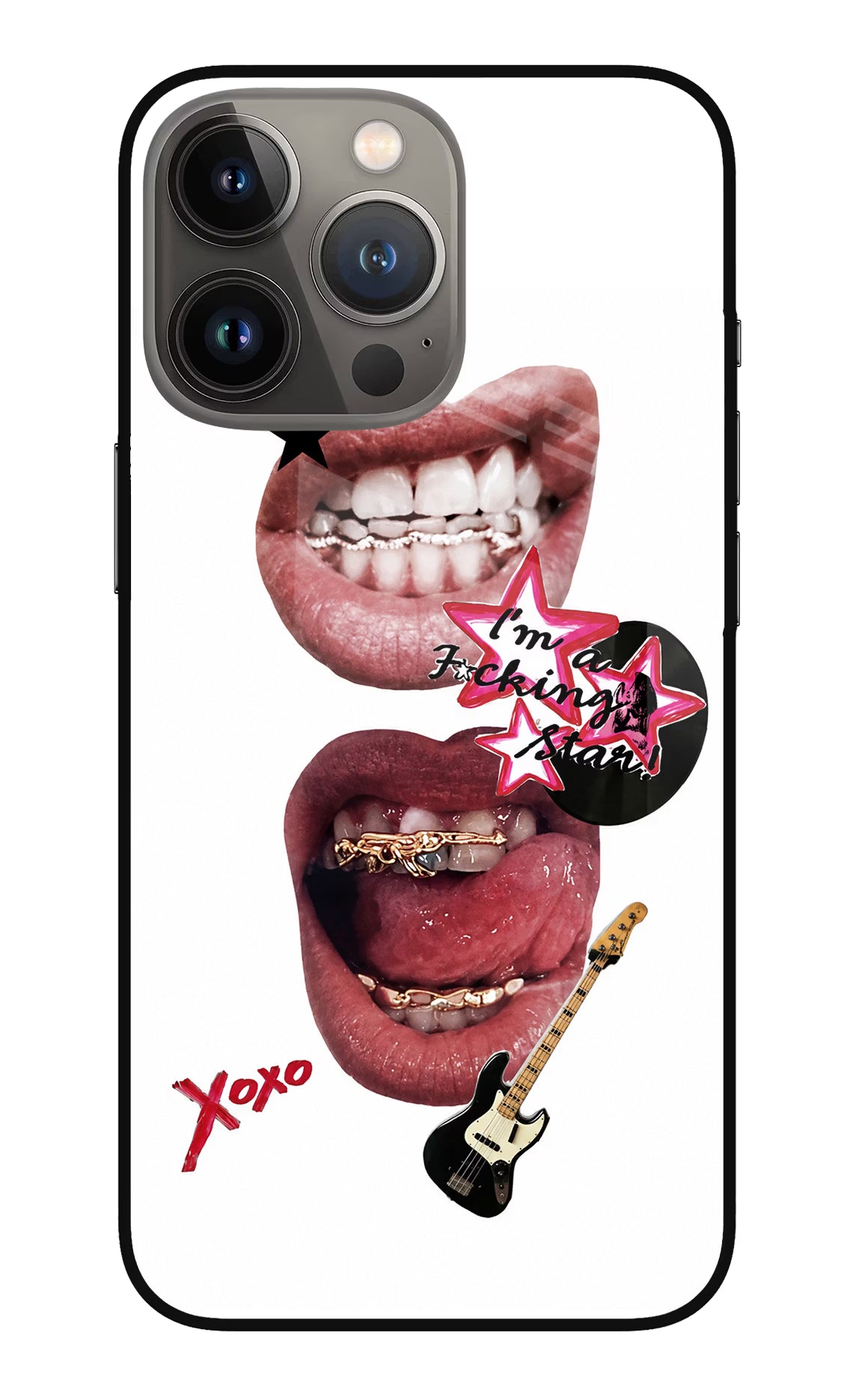 Rockstar iPhone 13 Pro Max Glass Case - Rockstar iPhone 13 Pro Max Glass Case Rockstar iPhone 13 Pro Max Glass Case