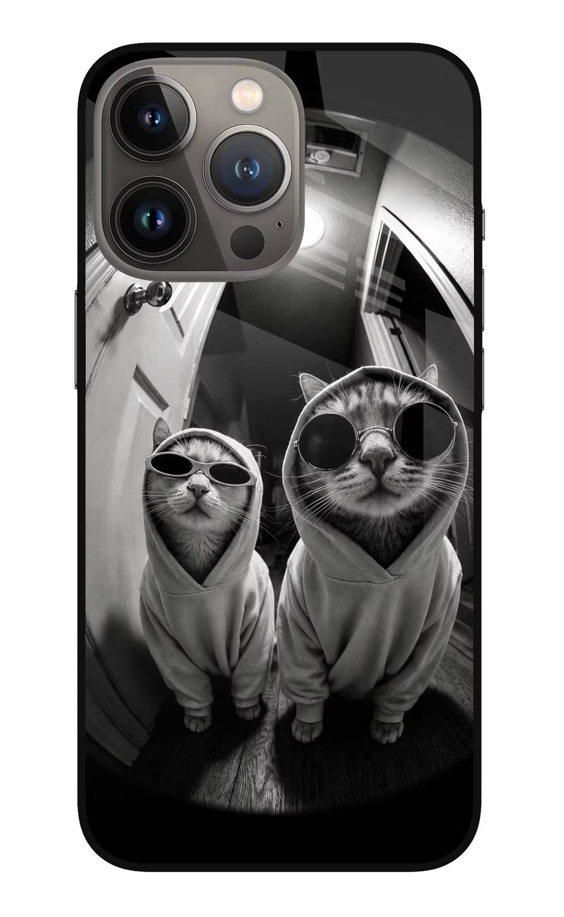 Hood Cats iPhone 13 Pro Max Glass Case - Hood Cats iPhone 13 Pro Max Glass Case Hood Cats iPhone 13 Pro Max Glass Case