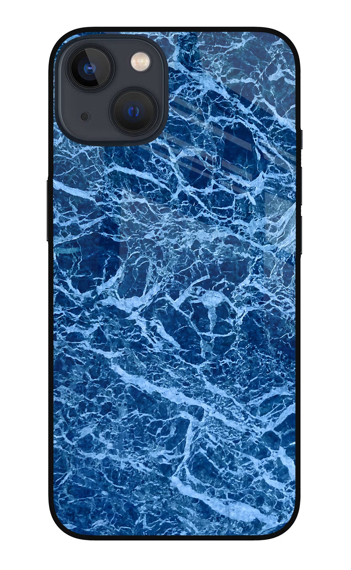 Blue Marble iPhone 13 Mini Glass Case - Blue Marble iPhone 13 Mini Glass Case Blue Marble iPhone 13 Mini Glass Case