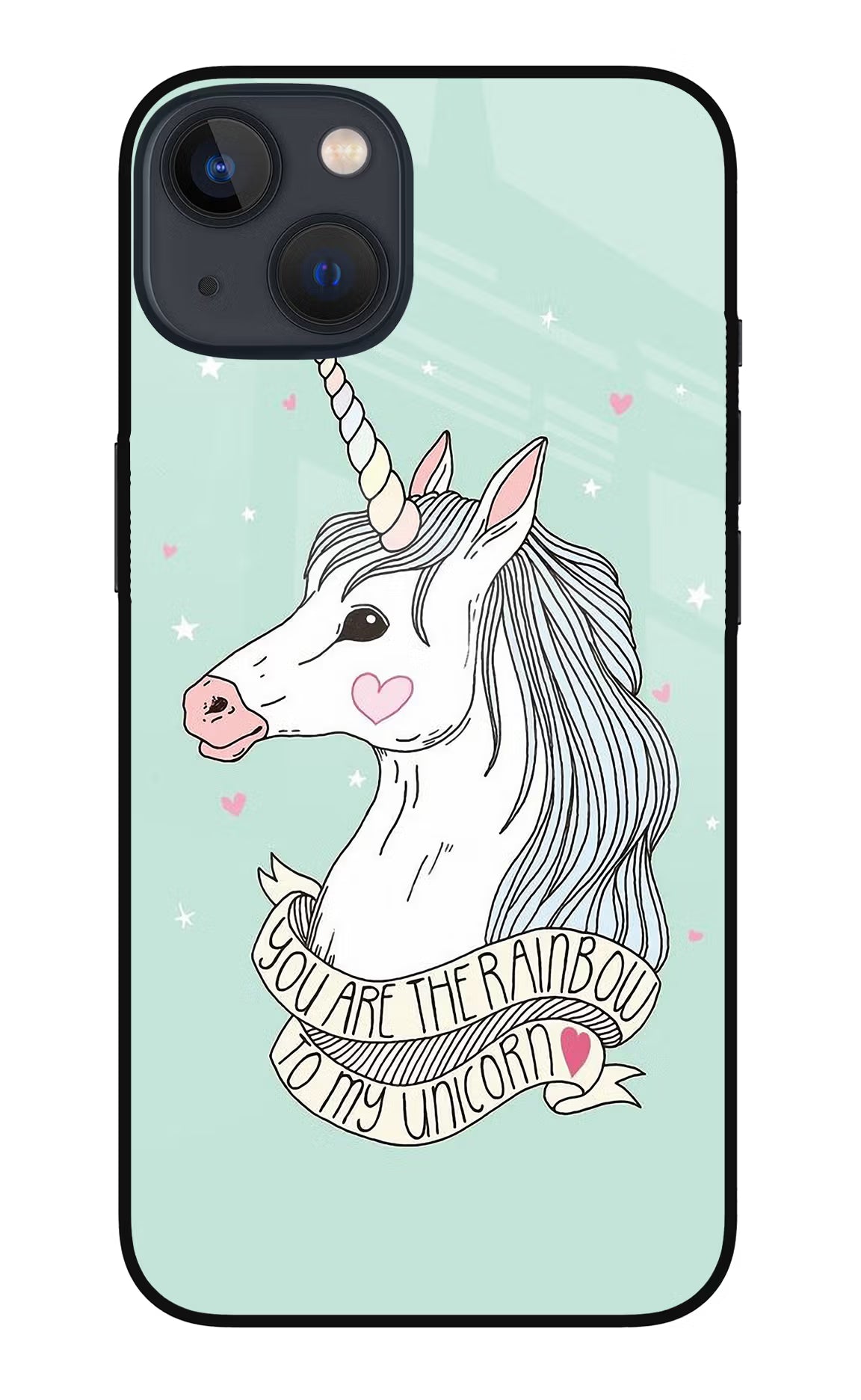 Unicorn Wallpaper iPhone 13 Mini Glass Case - Unicorn Wallpaper iPhone 13 Mini Glass Case Unicorn Wallpaper iPhone 13 Mini Glass Case