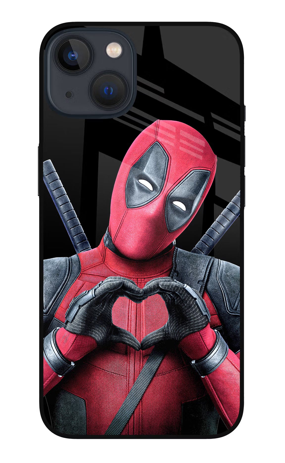 Deadpool iPhone 13 Mini Glass Case - Deadpool iPhone 13 Mini Glass Case Deadpool iPhone 13 Mini Glass Case