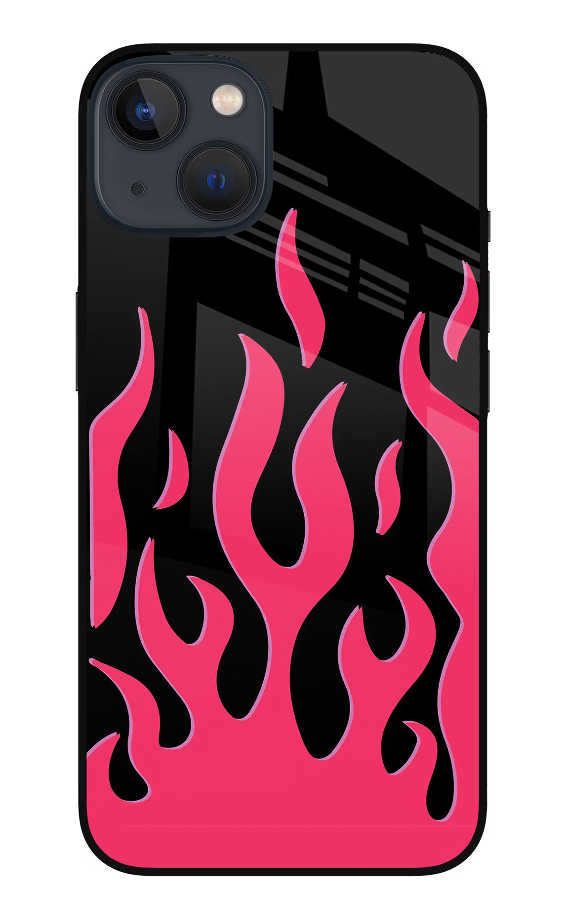 Fire Flames iPhone 13 Mini Glass Case - Fire Flames iPhone 13 Mini Glass Case Fire Flames iPhone 13 Mini Glass Case