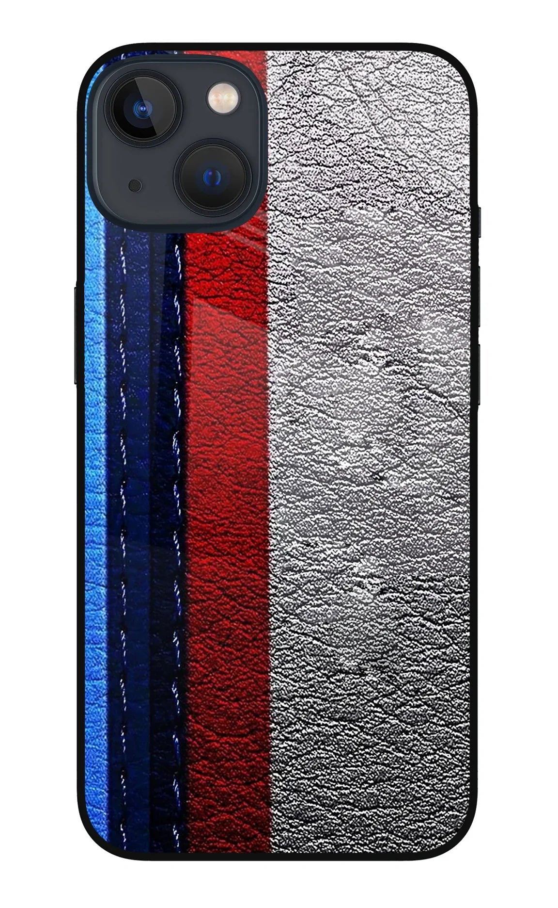BMW Stripes iPhone 13 Mini Glass Case - BMW Stripes iPhone 13 Mini Glass Case BMW Stripes iPhone 13 Mini Glass Case