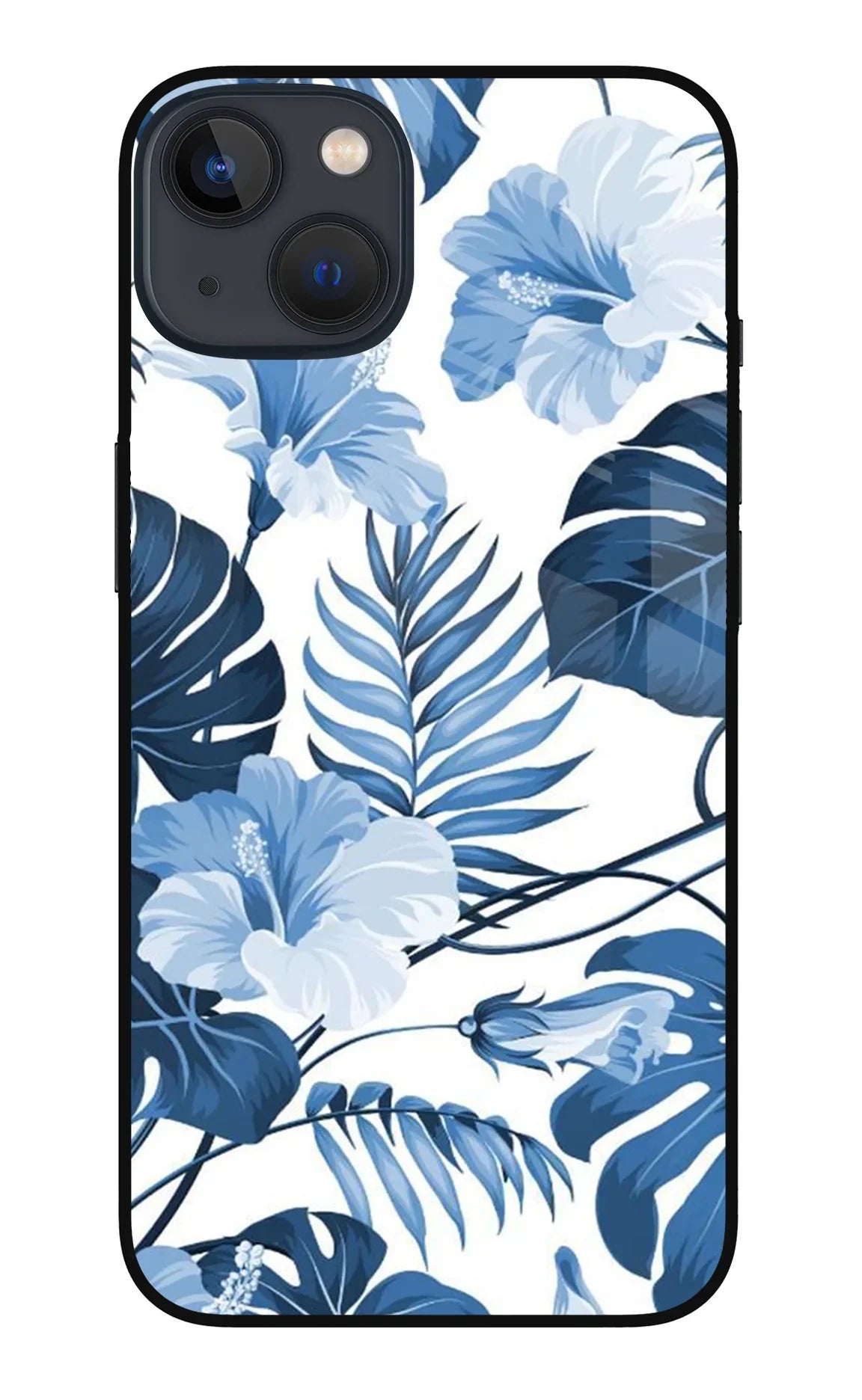 Fabric Art iPhone 13 Mini Glass Case - Fabric Art iPhone 13 Mini Glass Case Fabric Art iPhone 13 Mini Glass Case