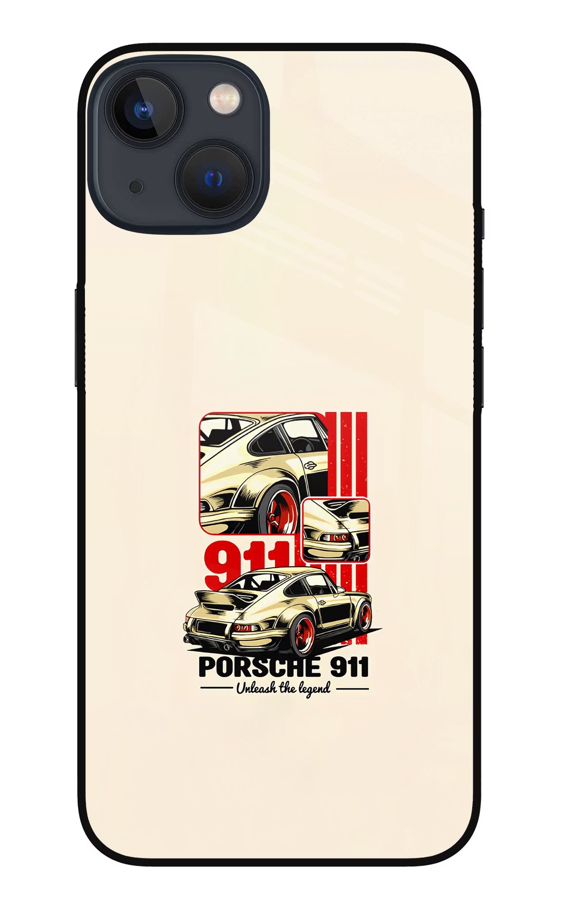 Classic Porsche 911 iPhone 13 Mini Glass Case - Classic Porsche 911 iPhone 13 Mini Glass Case Classic Porsche 911 iPhone 13 Mini Glass Case