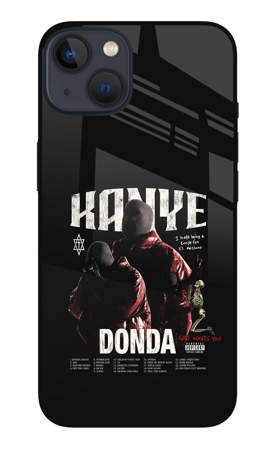 Donda Kanye West iPhone 13 Mini Glass Case - Donda Kanye West iPhone 13 Mini Glass Case Donda Kanye West iPhone 13 Mini Glass Case