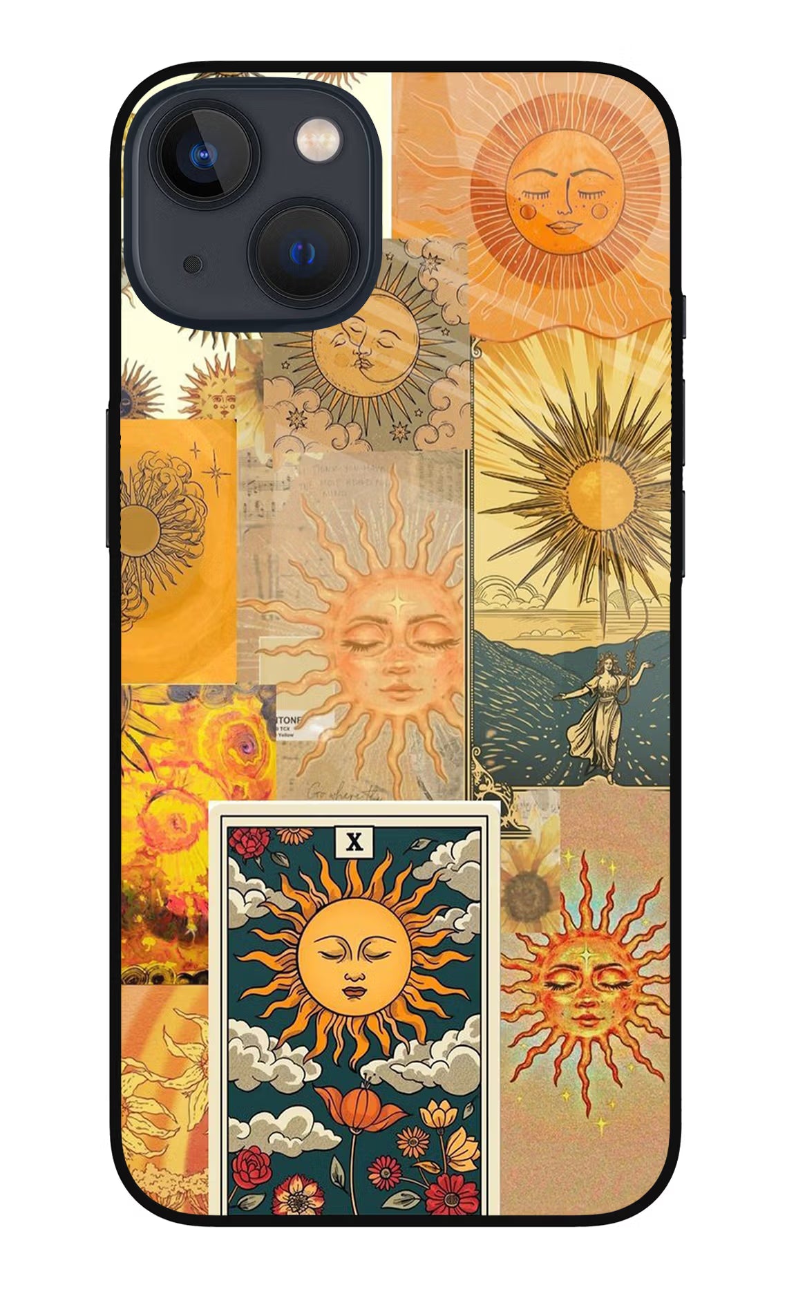 Sun iPhone 13 Mini Glass Case - Sun iPhone 13 Mini Glass Case Sun iPhone 13 Mini Glass Case