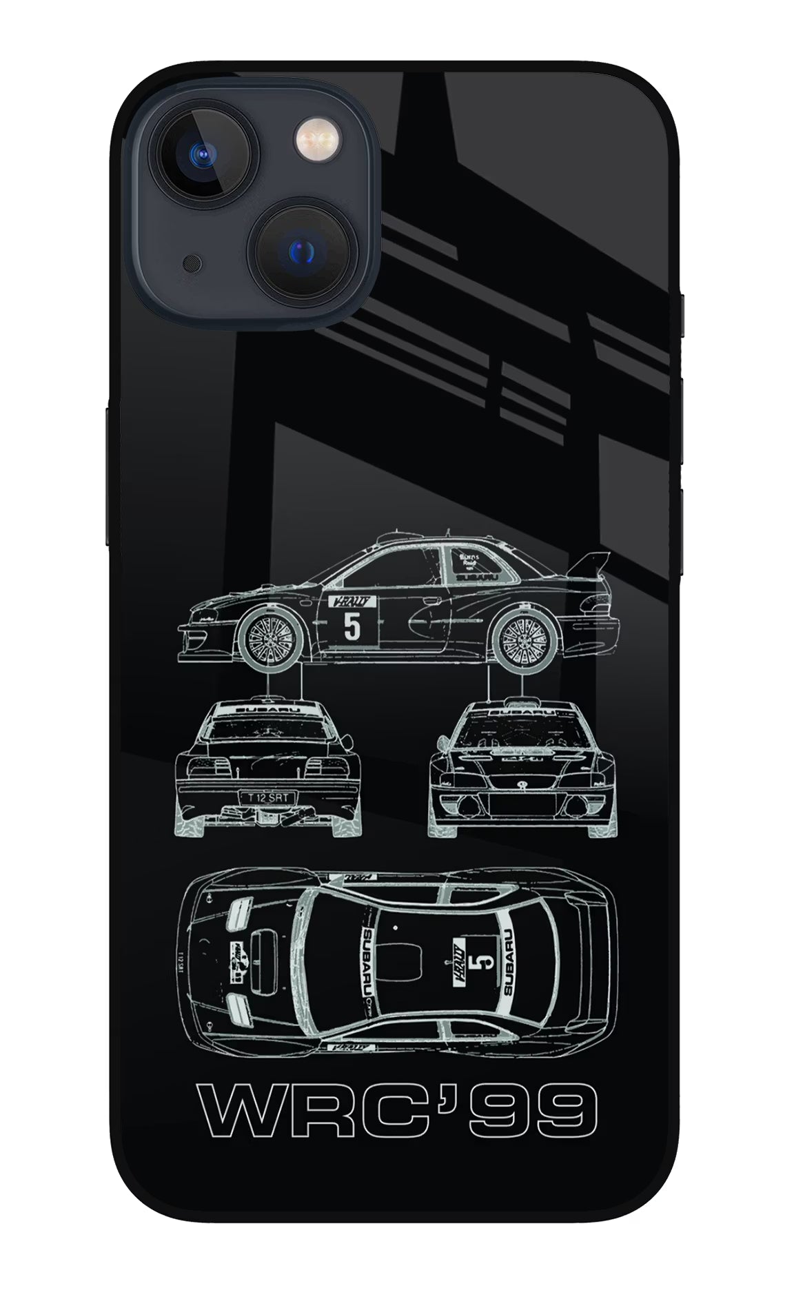 WRC'99 iPhone 13 Mini Glass Case - WRC'99 iPhone 13 Mini Glass Case WRC'99 iPhone 13 Mini Glass Case
