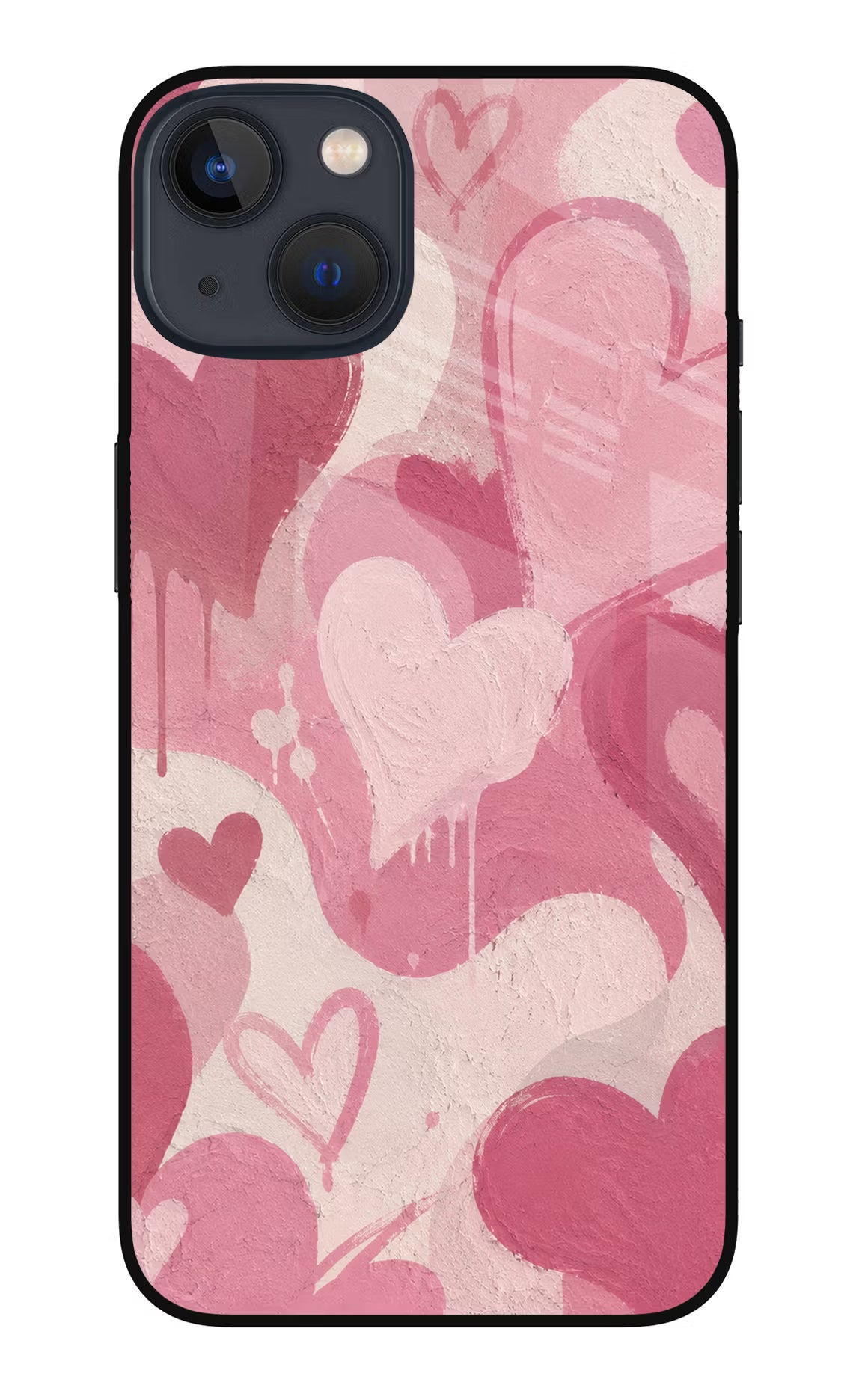 Hearty case iPhone 13 Mini Glass Case - Hearty case iPhone 13 Mini Glass Case Hearty case iPhone 13 Mini Glass Case