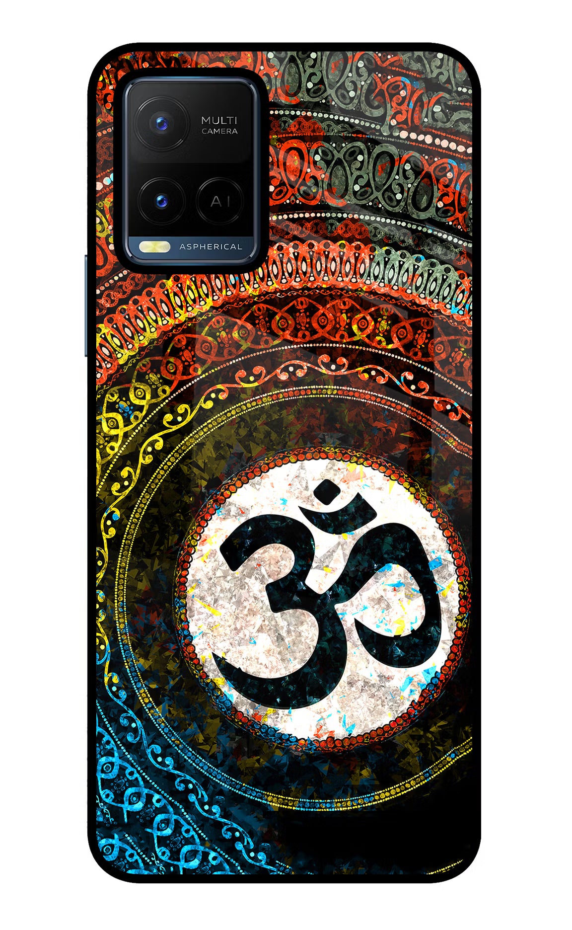 Om Cultural Vivo Y21/Y21s/Y33s Glass Case - Om Cultural Vivo Y21/Y21s/Y33s Glass Case Om Cultural Vivo Y21/Y21s/Y33s Glass Case