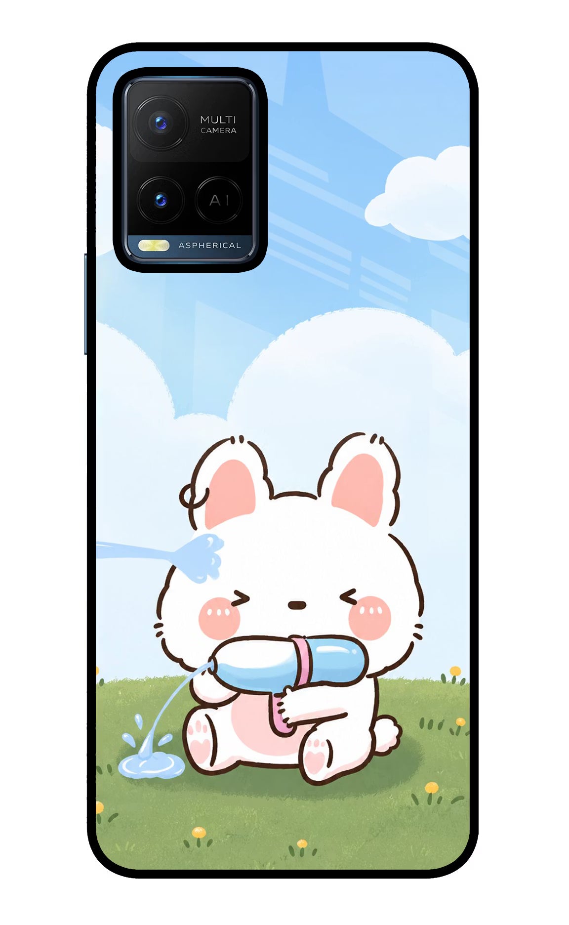 Bunny Treat Vivo Y21/Y21s/Y33s Glass Case - Bunny Treat Vivo Y21/Y21s/Y33s Glass Case Bunny Treat Vivo Y21/Y21s/Y33s Glass Case