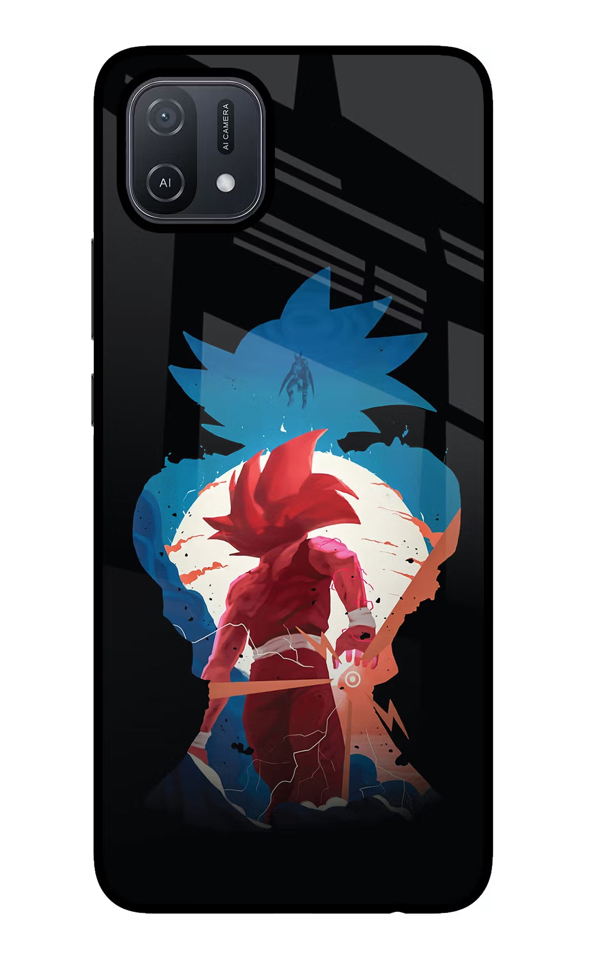 Goku Oppo A16 Glass Case - Goku Oppo A16 Glass Case Goku Oppo A16 Glass Case