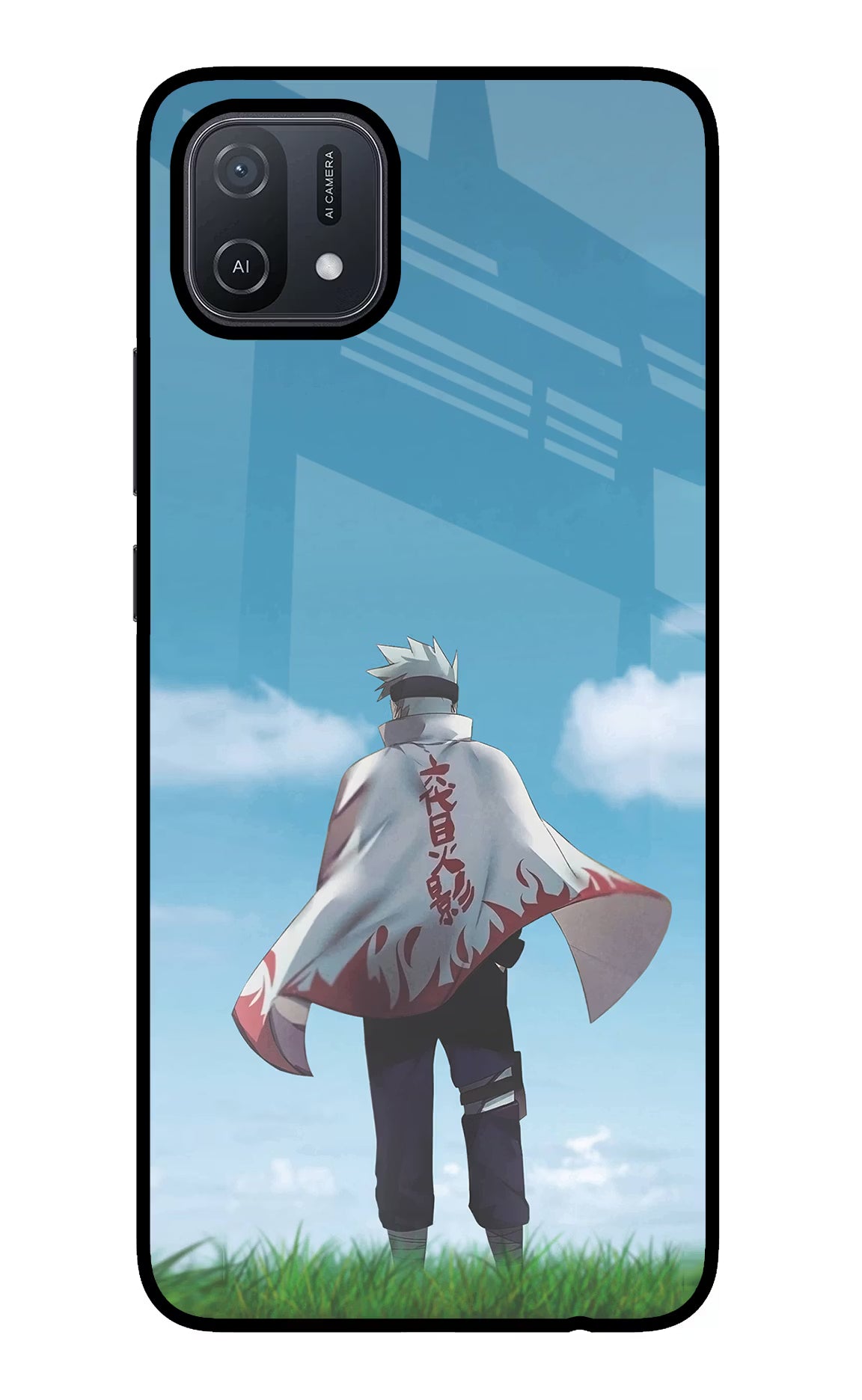 Kakashi Oppo A16 Glass Case - Kakashi Oppo A16 Glass Case Kakashi Oppo A16 Glass Case