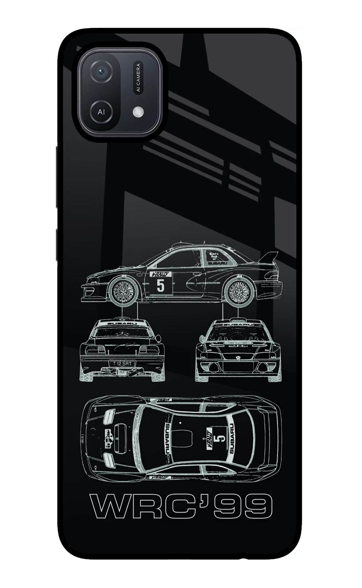 WRC'99 Oppo A16 Glass Case - WRC'99 Oppo A16 Glass Case WRC'99 Oppo A16 Glass Case