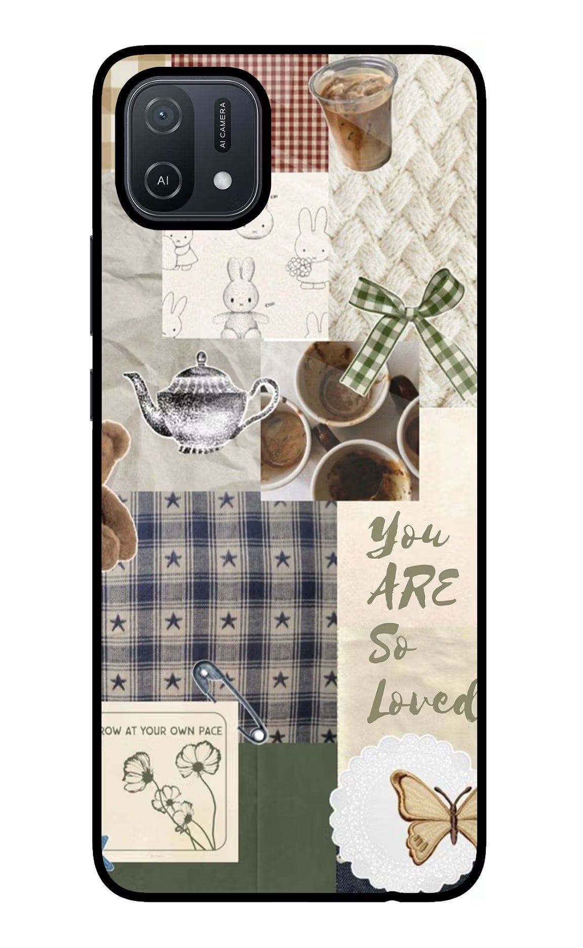 Cookie Oppo A16 Glass Case - Cookie Oppo A16 Glass Case Cookie Oppo A16 Glass Case