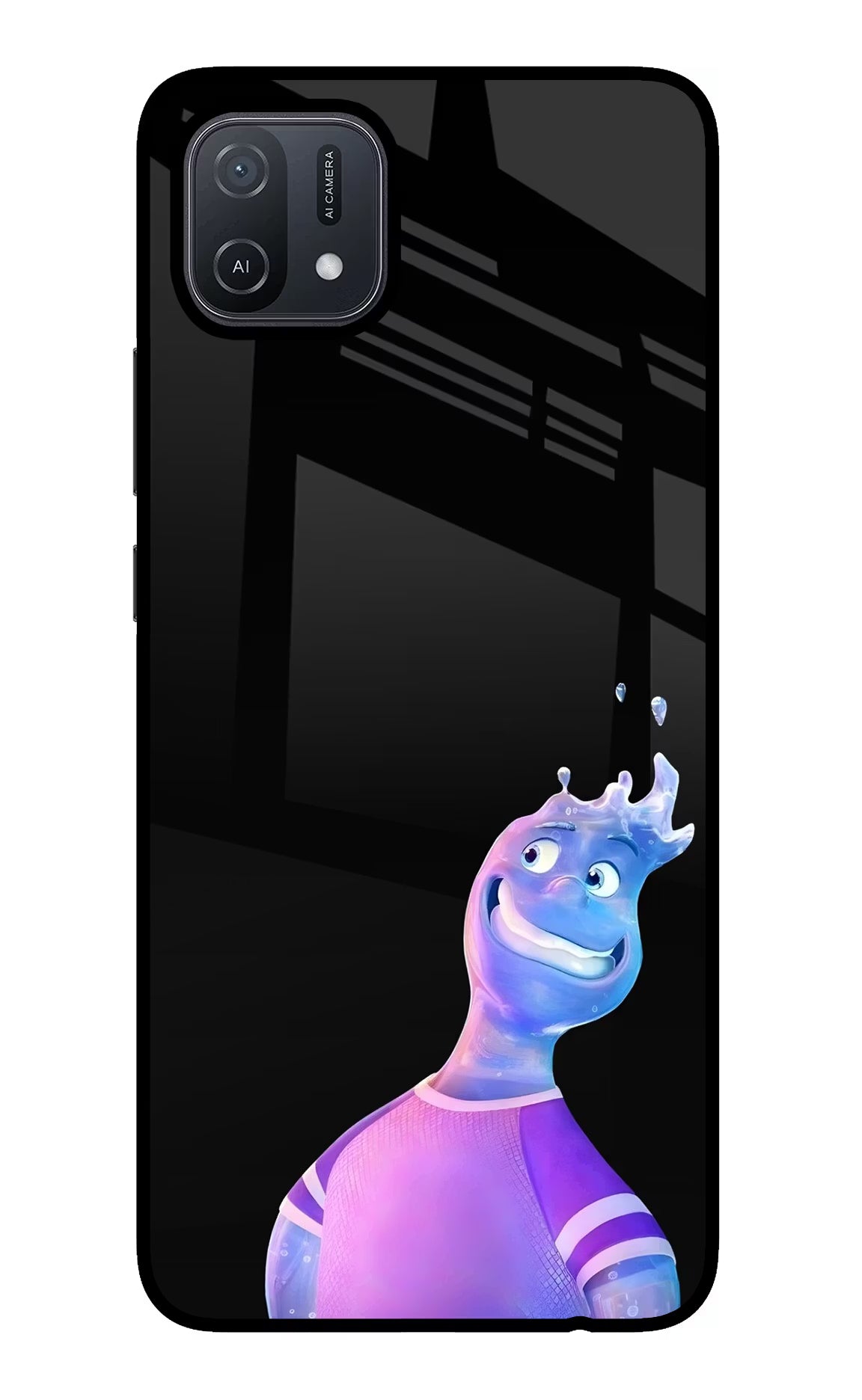Wade Wave Oppo A16 Glass Case - Wade Wave Oppo A16 Glass Case Wade Wave Oppo A16 Glass Case