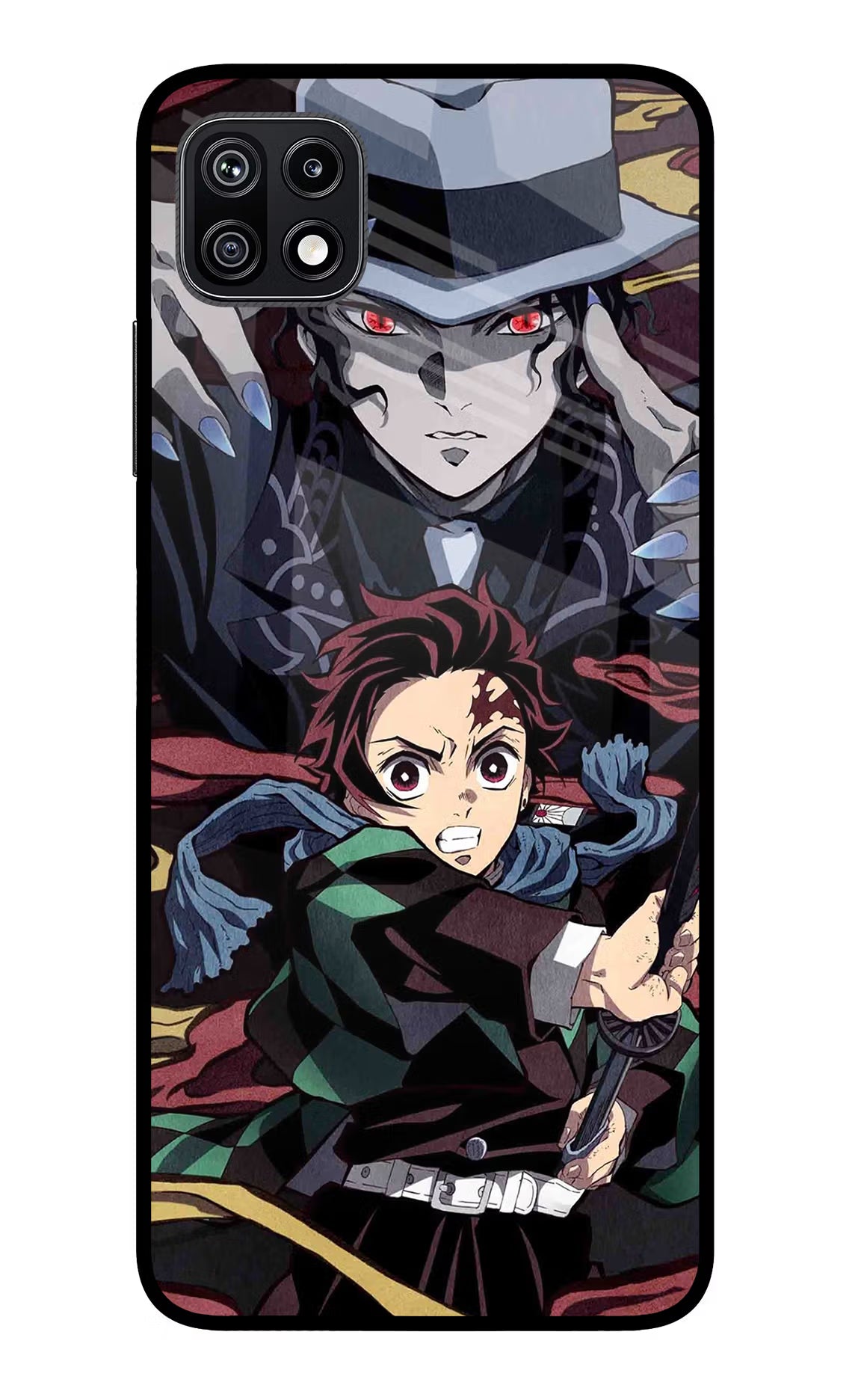 Demon Slayer Samsung F42 5G Glass Case - Demon Slayer Samsung F42 5G Glass Case Demon Slayer Samsung F42 5G Glass Case