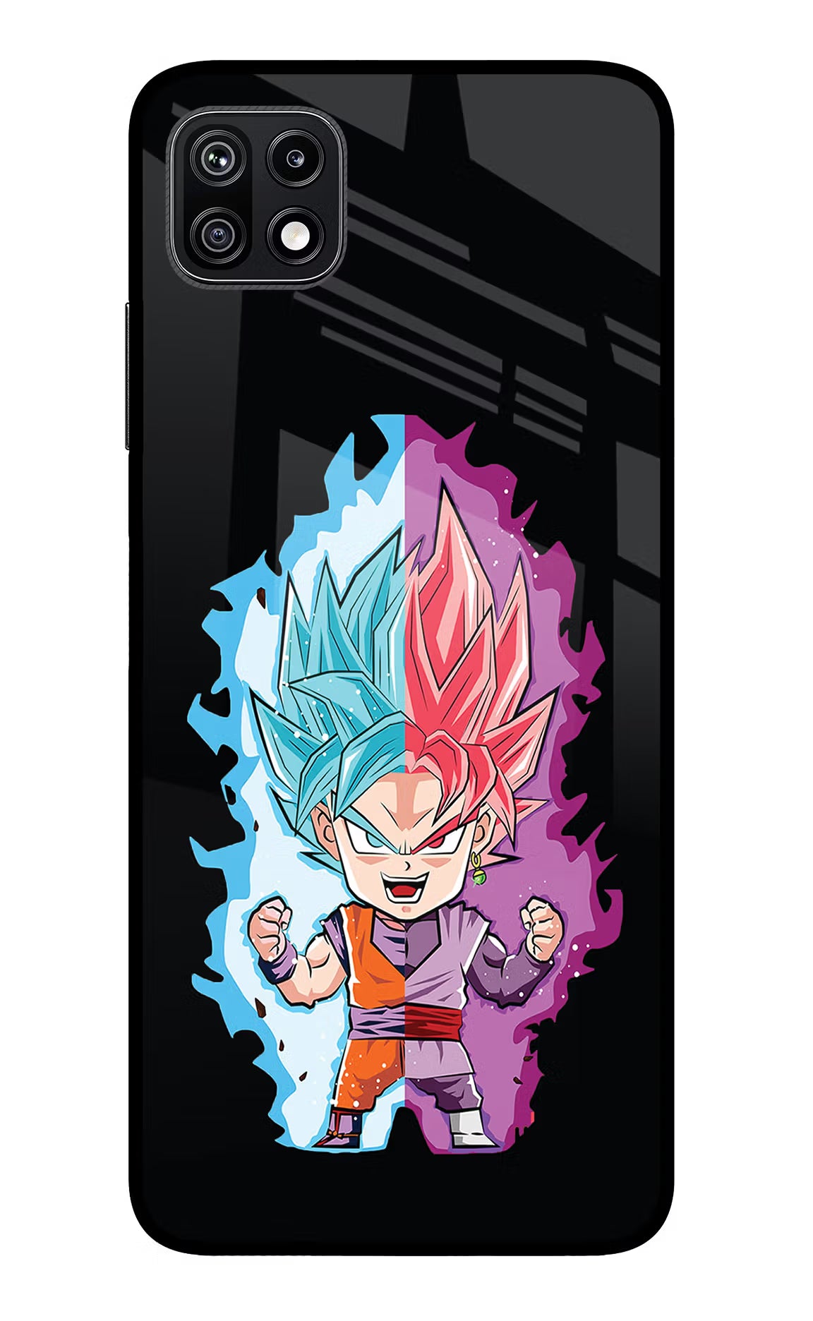 Chota Goku Samsung F42 5G Glass Case - Chota Goku Samsung F42 5G Glass Case Chota Goku Samsung F42 5G Glass Case