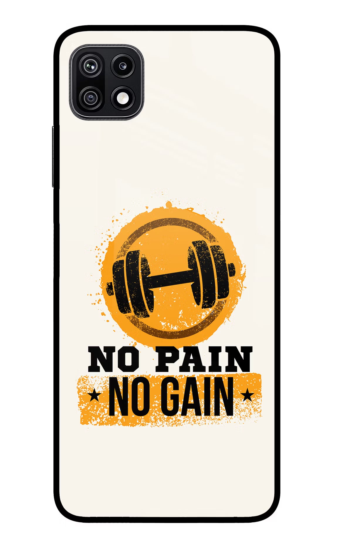 No Pain No Gain Samsung F42 5G Glass Case - No Pain No Gain Samsung F42 5G Glass Case No Pain No Gain Samsung F42 5G Glass Case