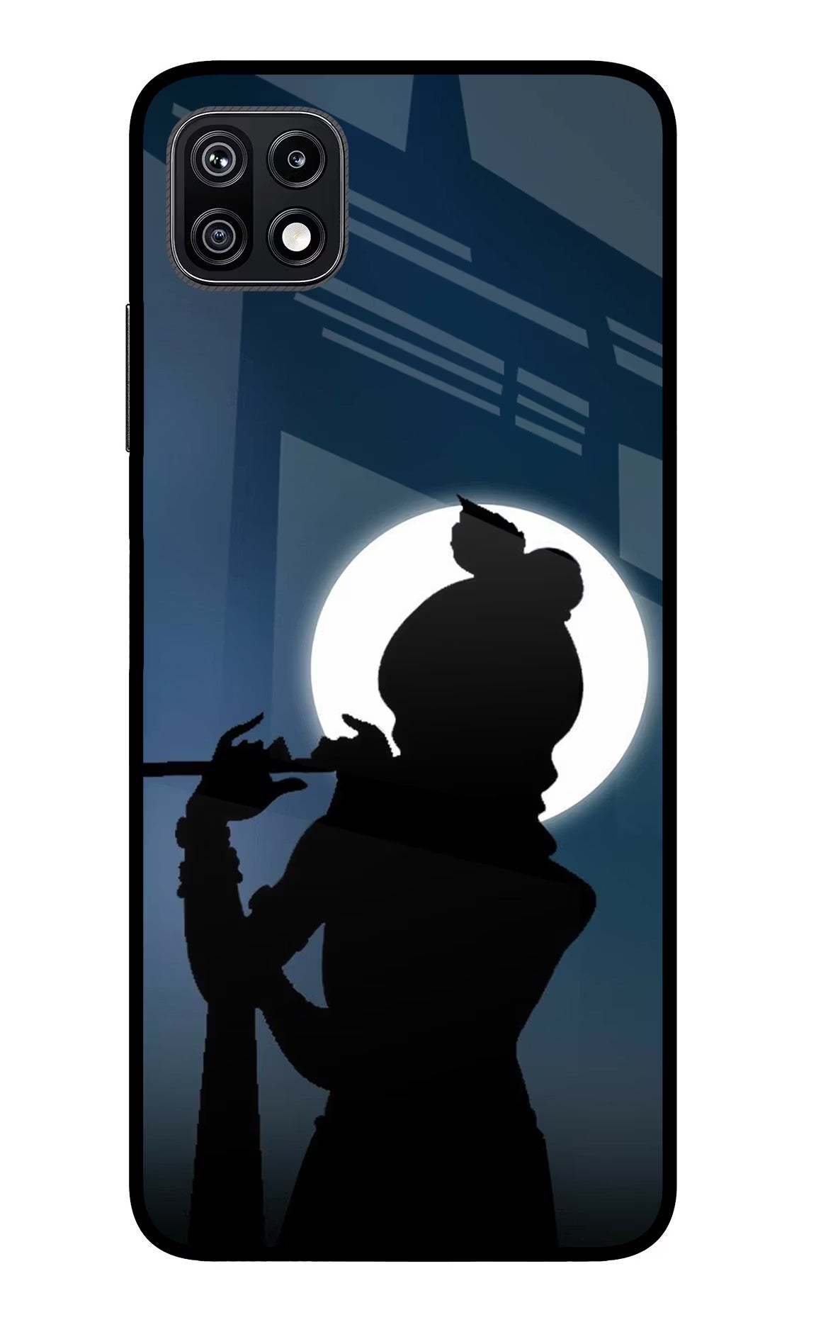 Shri Krishna Silhouette Samsung F42 5G Glass Case - Shri Krishna Silhouette Samsung F42 5G Glass Case Shri Krishna Silhouette Samsung F42 5G Glass Case